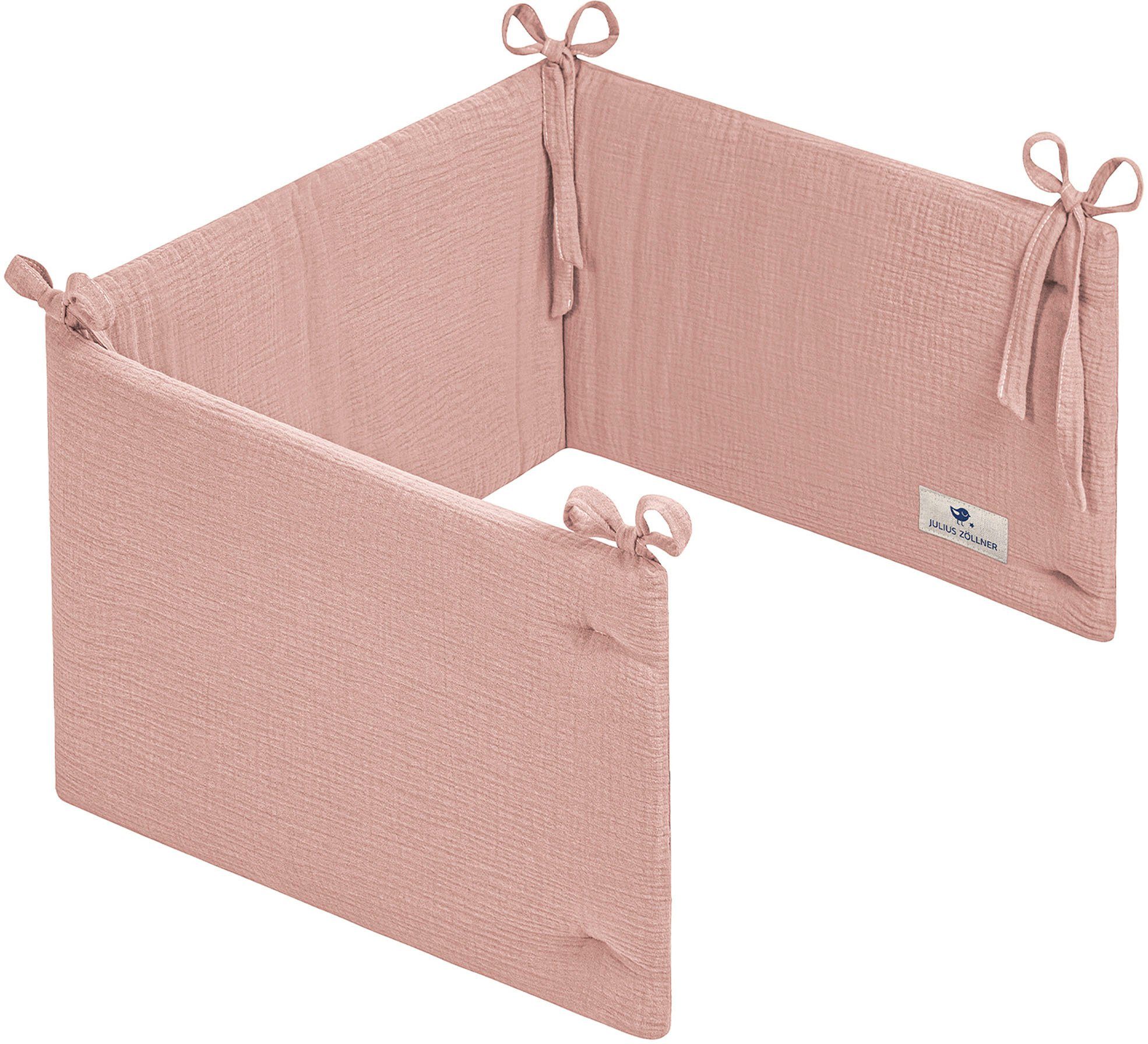 Julius Zöllner Bettnestchen Musselin, dustyrose, Made in Germany