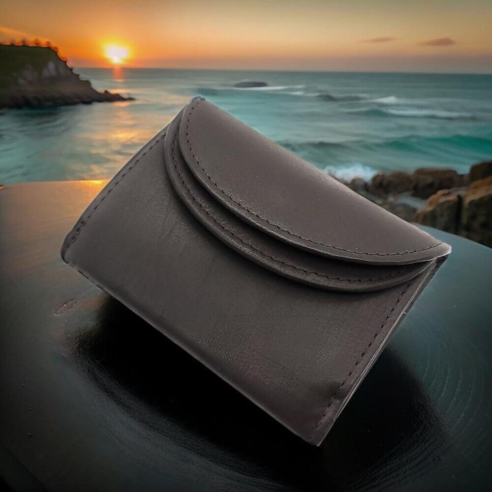 Mini-Geldbörse Cowboyhut Leder - Retro Münzfach Mit Reißverschluss & Schlüsselanhänger