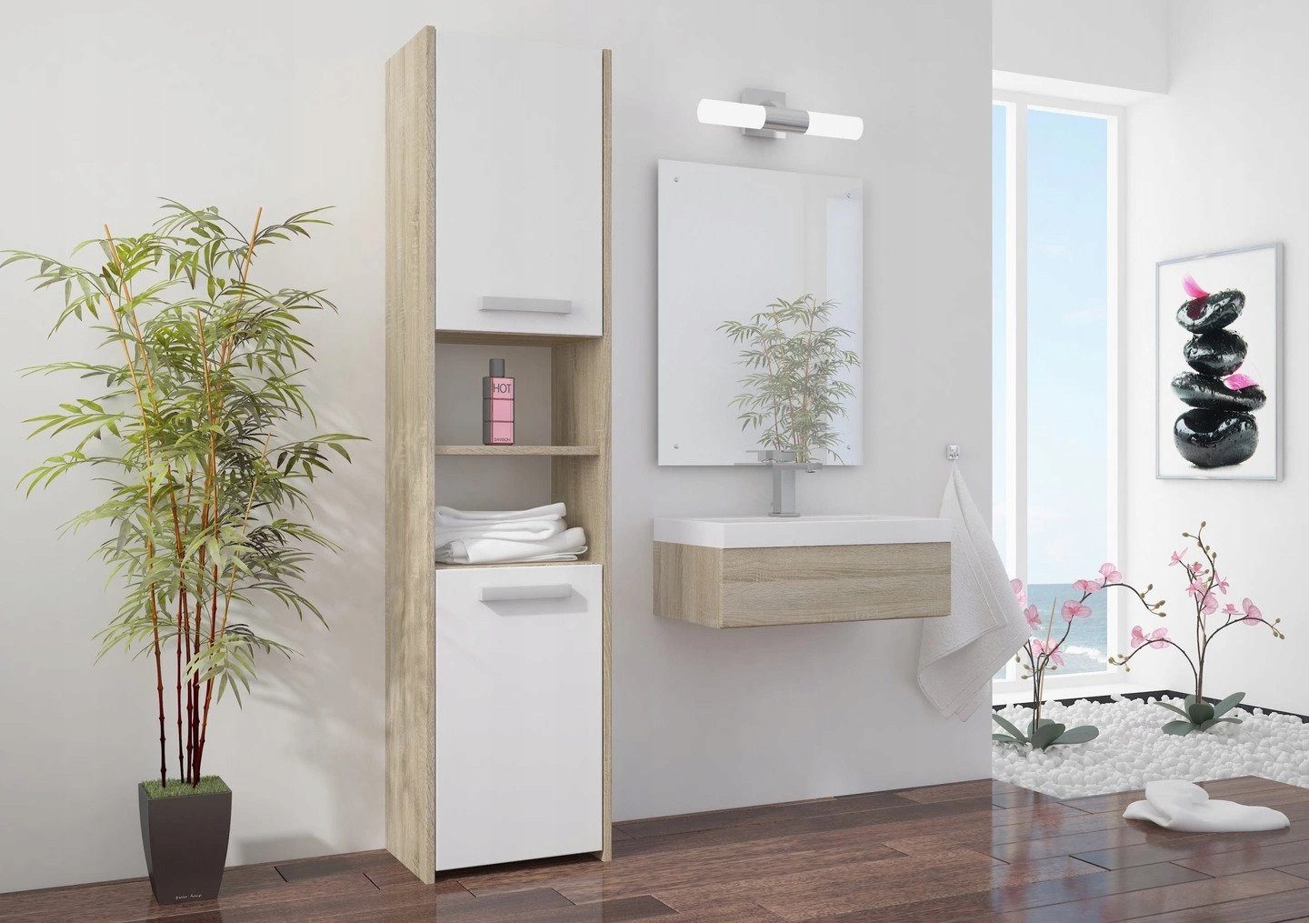 Home Collective Badmöbel-Set Badschrank, Badregal mit günstig online kaufen