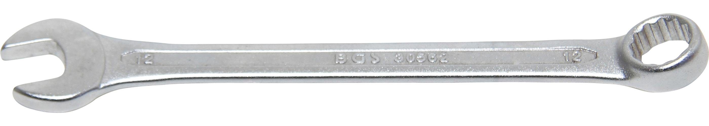 SW Maulschlüssel 12 mm BGS Maul-Ringschlüssel, technic