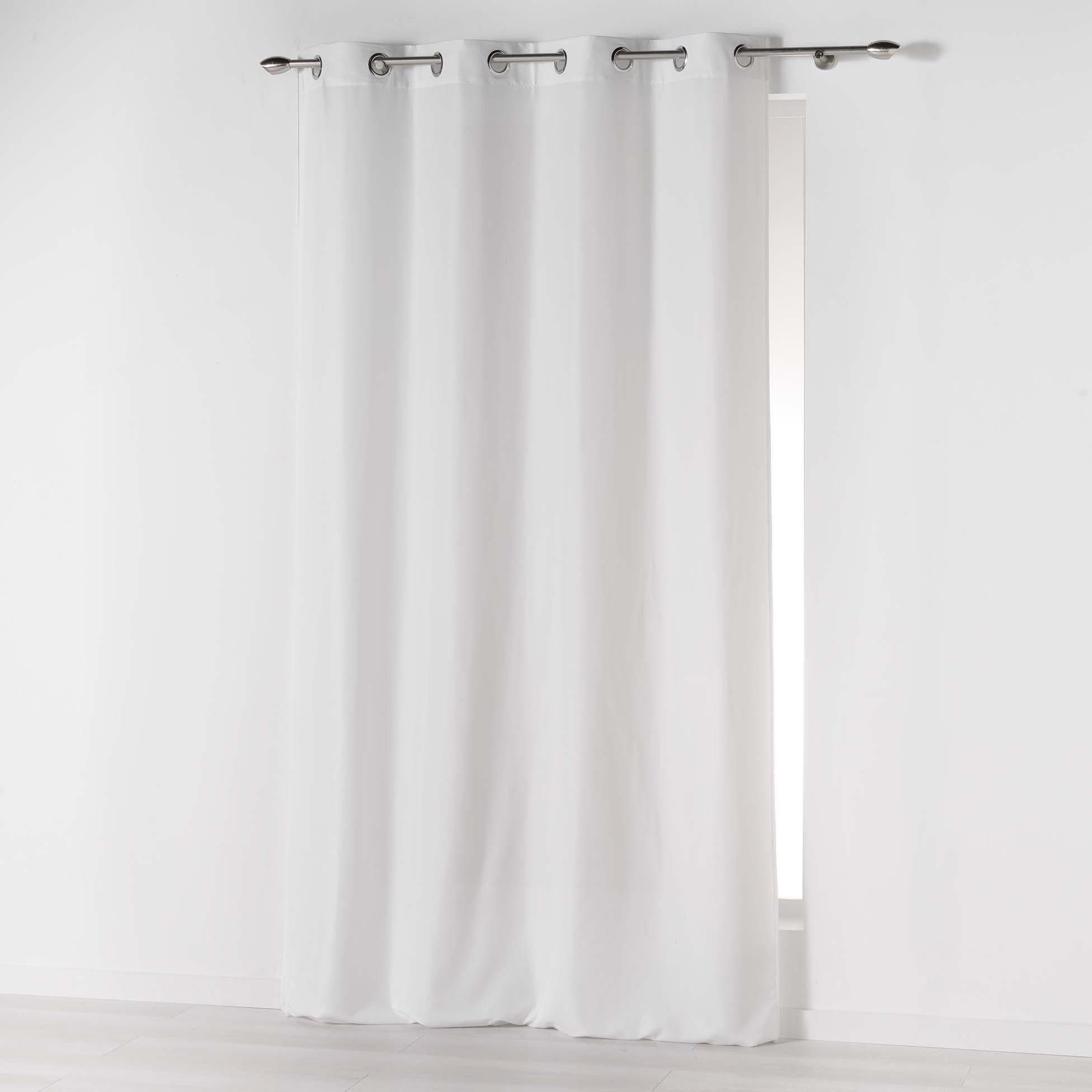 (1 St), Vorhang, modern weiß Douceur d'intérieur,