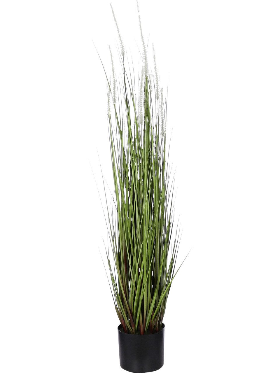 Kunstpflanze Mica Dogtail Gras grün in Topf 115 x 35 cm