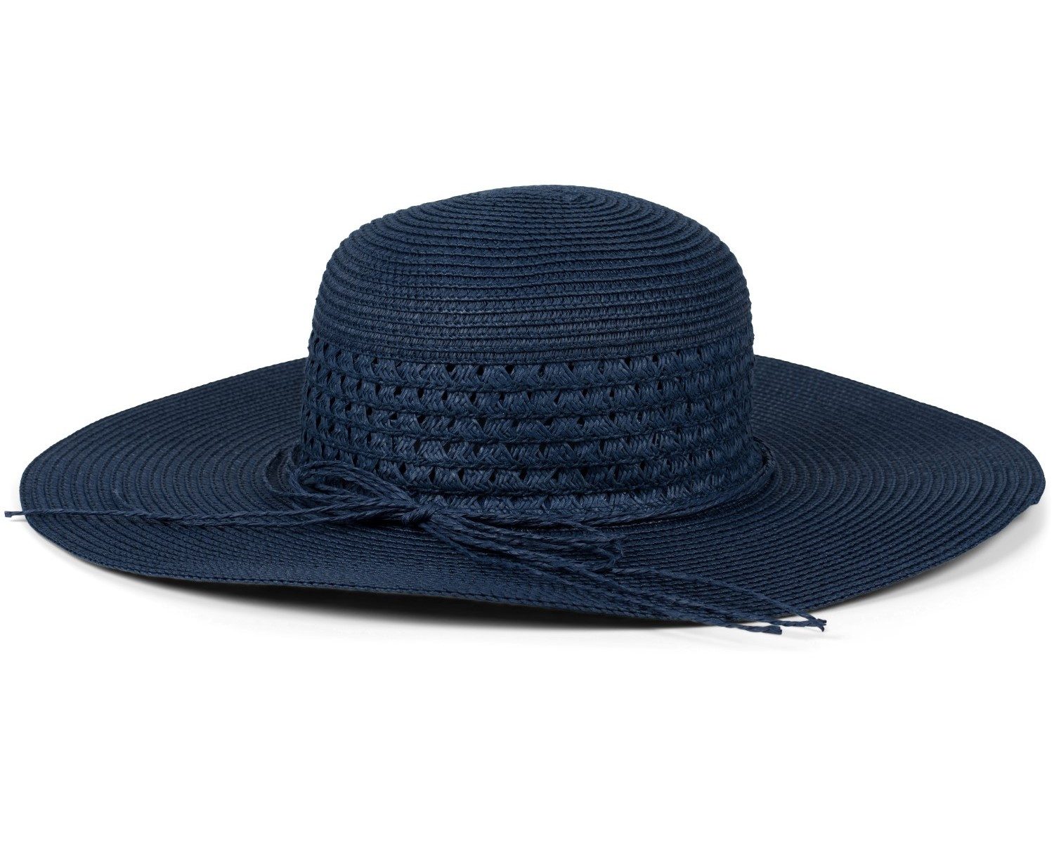 styleBREAKER Sonnenhut Großer Sonnenhut mit Hutband und Schleife Strohhut ( günstig online kaufen
