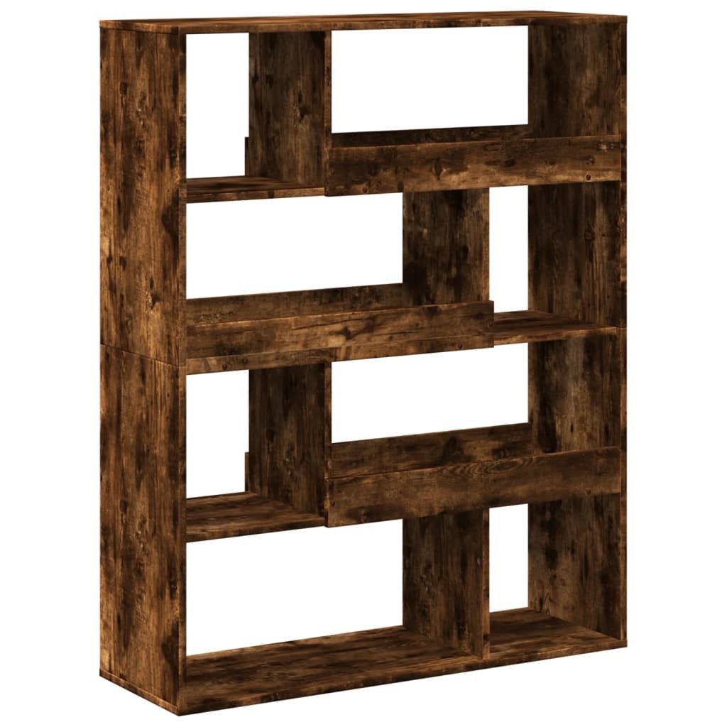 vidaXL Bücherregal Raumteiler Räuchereiche 100x33x125,5 cm günstig online kaufen