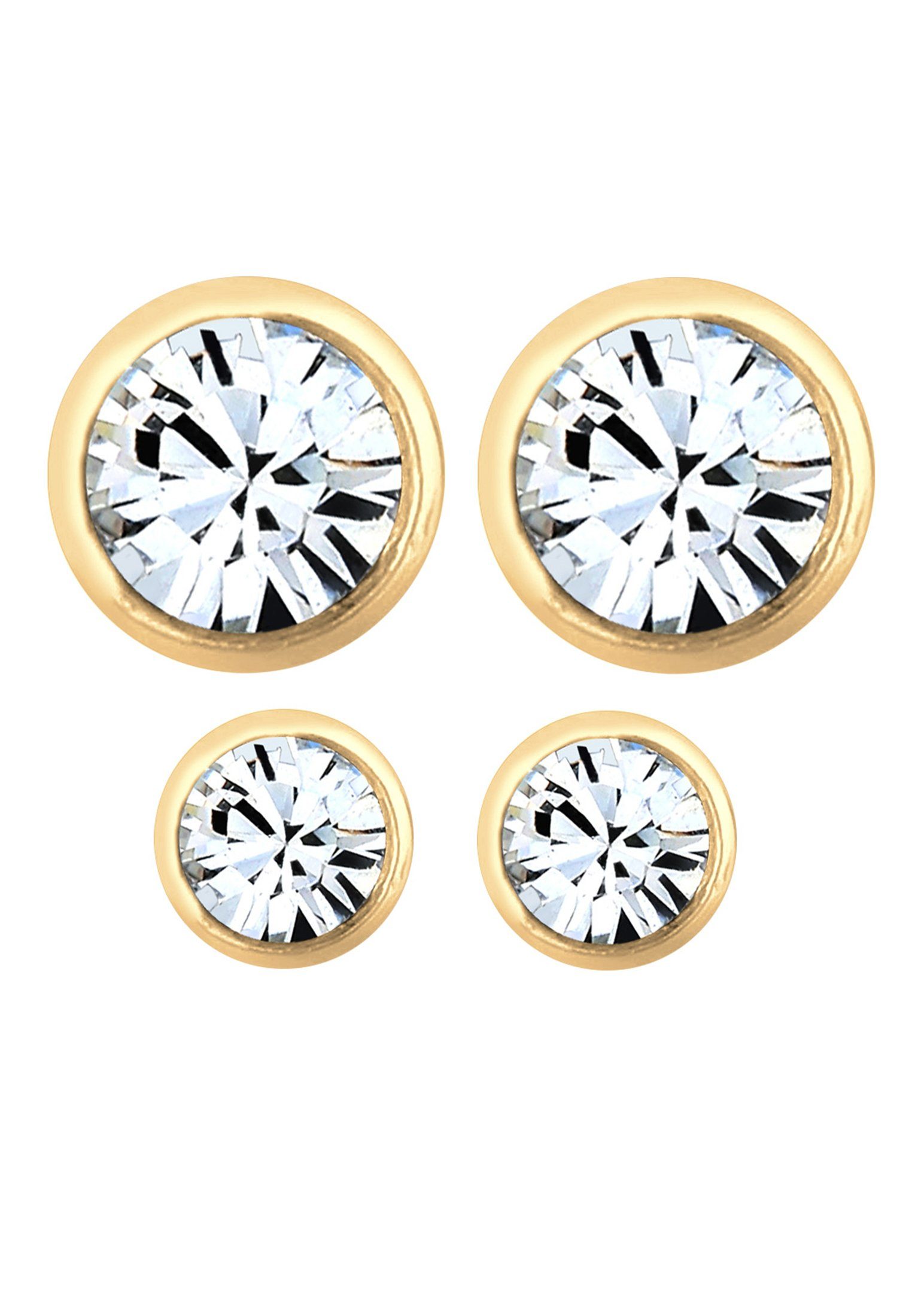 Elli Ohrring-Set Ohrstecker Set Glas Kristallen günstig online kaufen