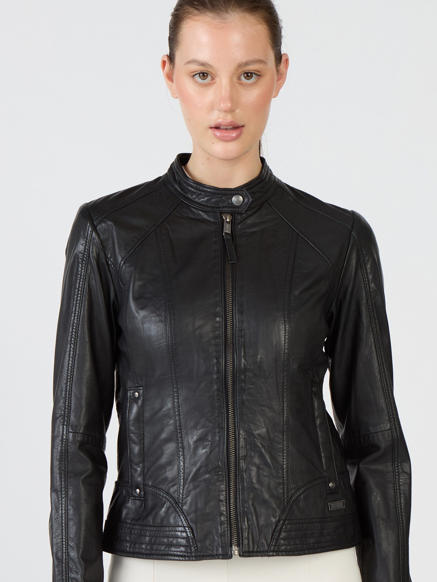 MUSTANG Lederjacke Blanca günstig online kaufen