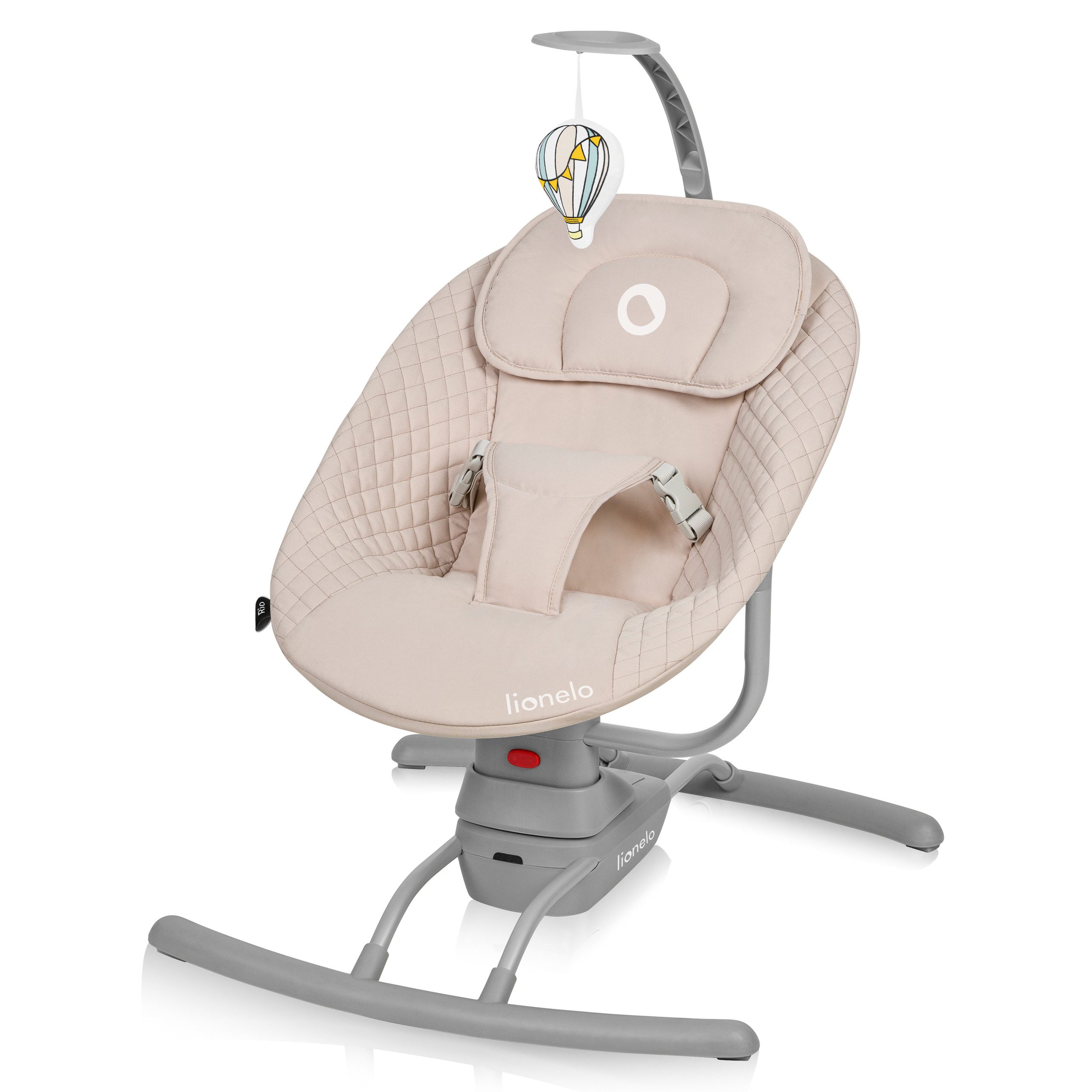 lionelo Baby Bouncer RIO, Remote Controlled/Batteries or USB/8 Melodies/