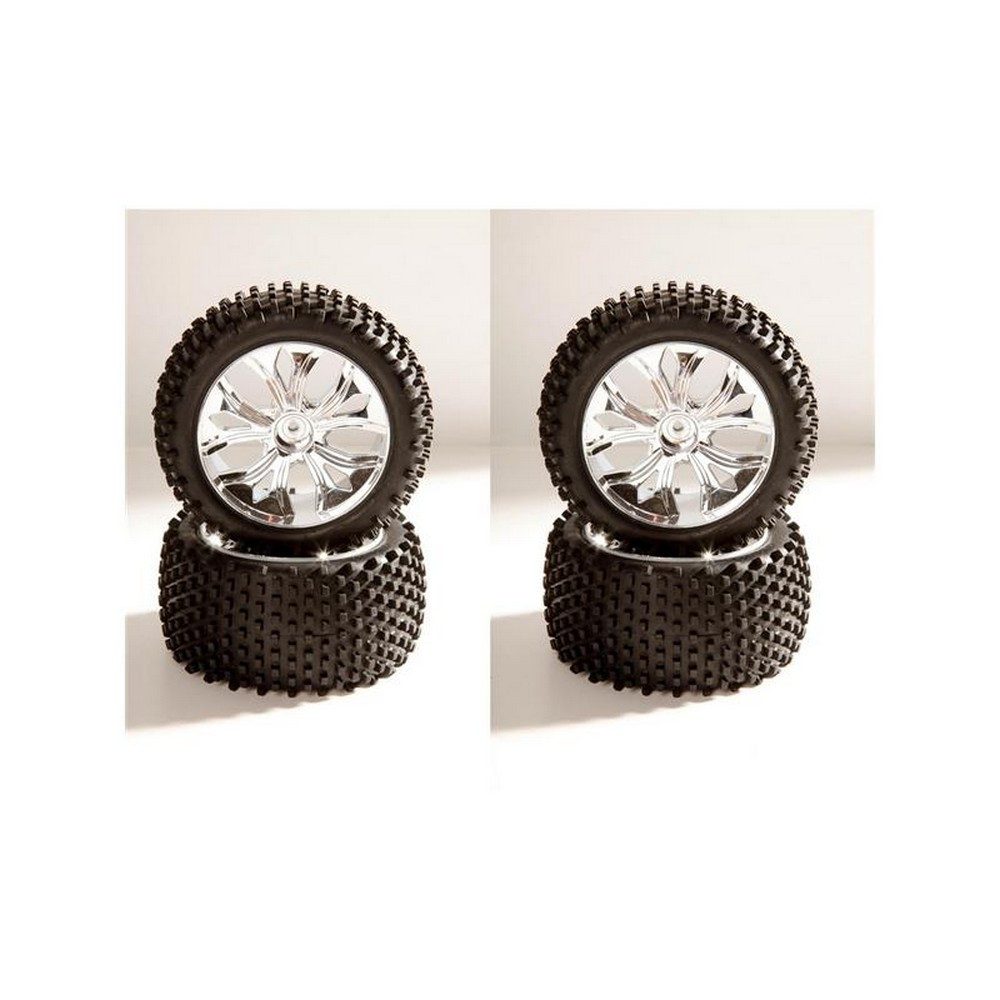Modellbausatz DF-Models Radsatz mit Chromfelgen (4) 6071