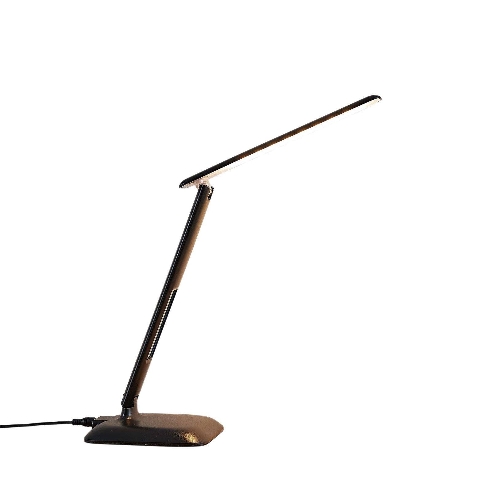 Lindby Schreibtischlampe Ludmilla, Enthalten, 1 x 8 W LED, Farbwechsel warmweiß / tageslicht