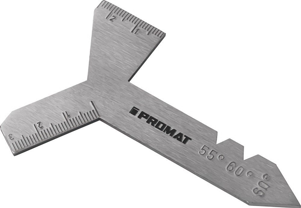 PROMAT Spiralbohrer Universalschleiflehre f.Spiralbohrer für PROMAT m.Spitzenwinkel 118°