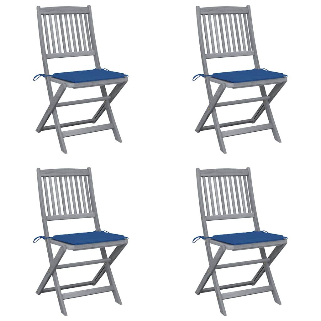 vidaXL Gartenstuhl Klappbare Gartenstühle 4 Stk. günstig online kaufen