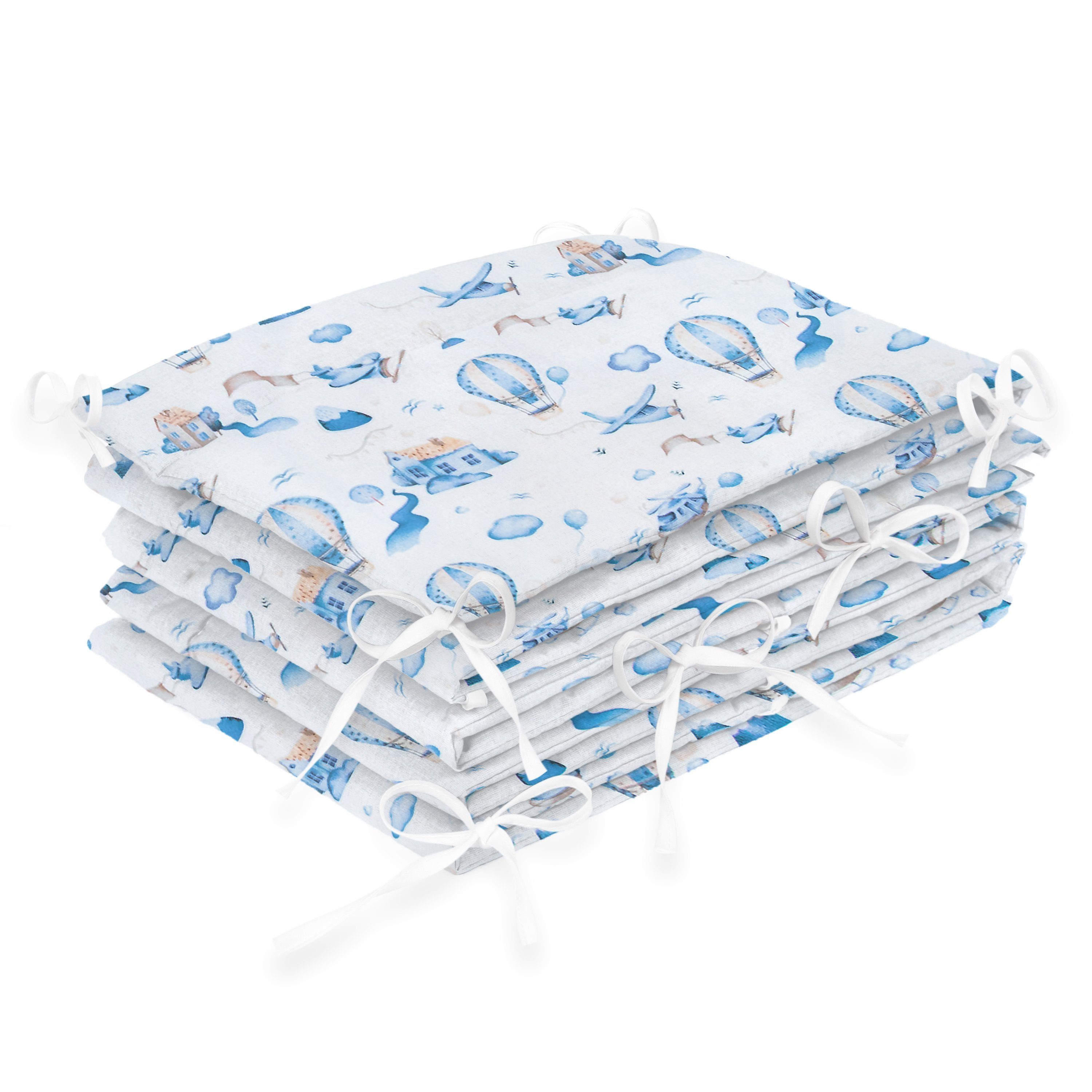 Amilian Bettnestchen Bettumrandung 360x30 cm für Kinderbett 120x60 geeignet (rundherum), (Nestchen, Kantenschutz), Bettausstattung