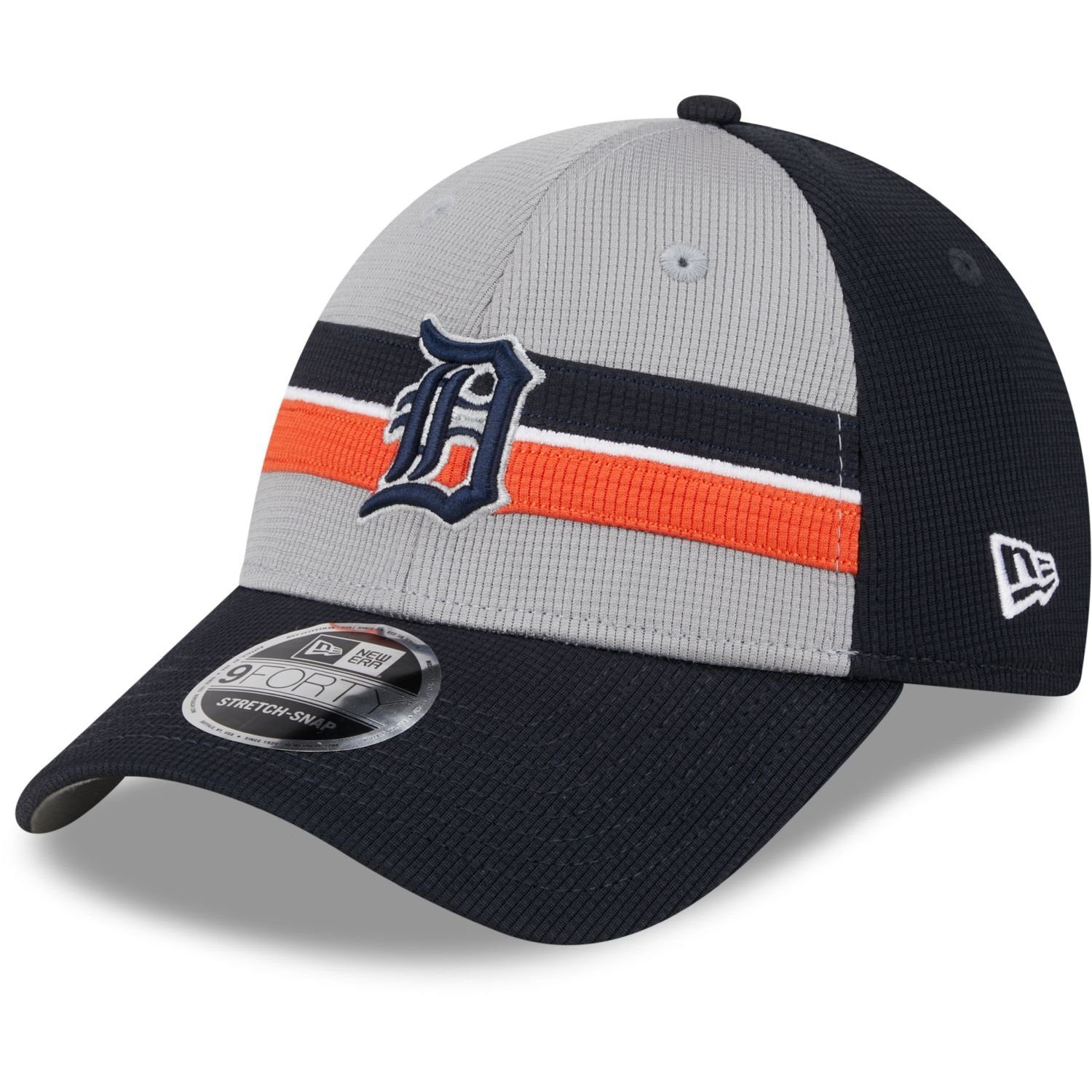 New Era Flex Cap 9Forty Stretch BATTING PRACTICE Detroit Tigers, blau