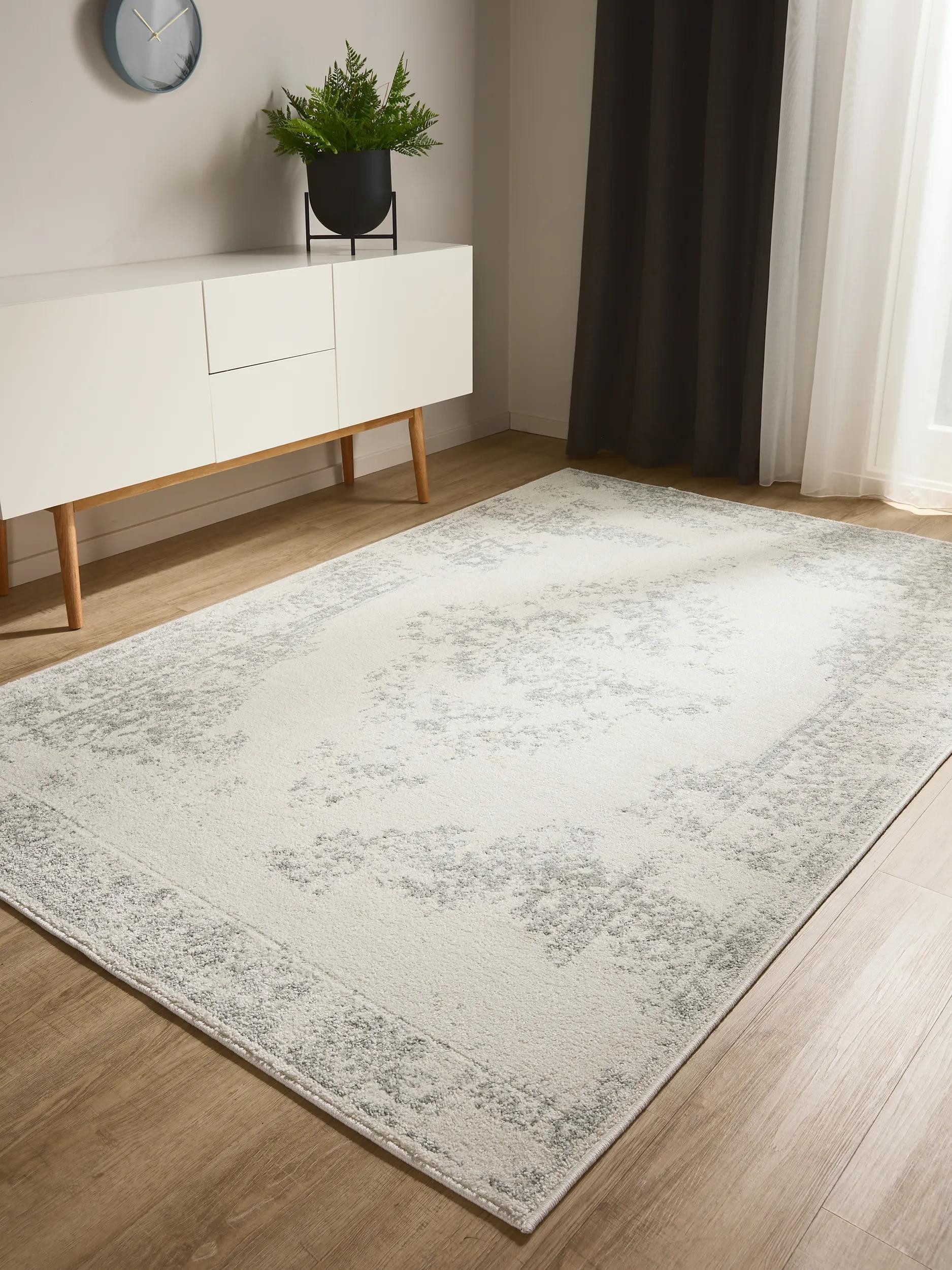 benuta Teppich Sia, rechteckig, Höhe: 6 mm, Vintage-Look, Kurzflor, Retro Teppich Wohnzimmer, Schlafzimmer