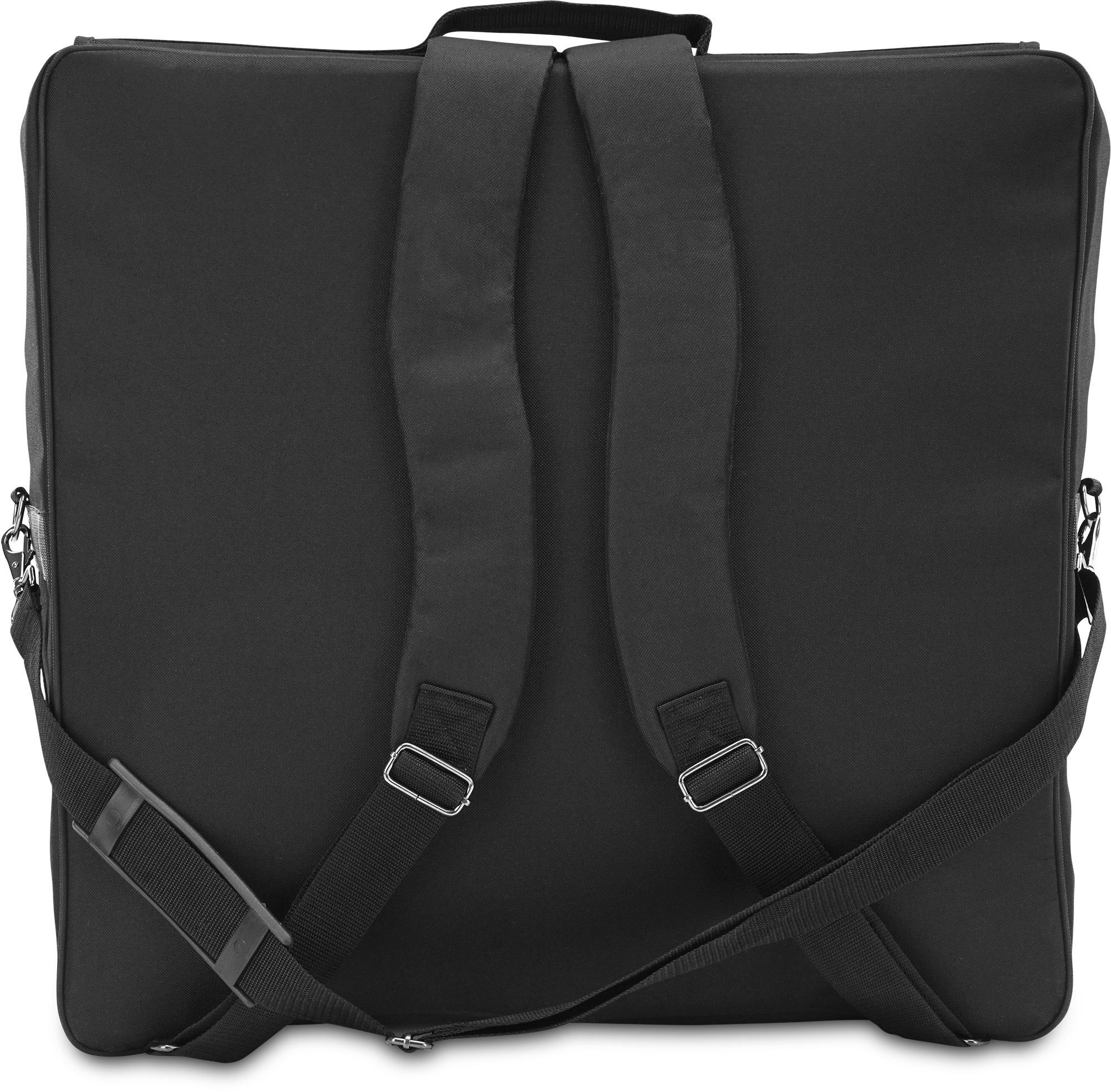 Alpenklang Piano-Transporttasche Akkordeontasche für 72 Bass Akkordeon, Schulter- und Rucksackgurte, gepolstert