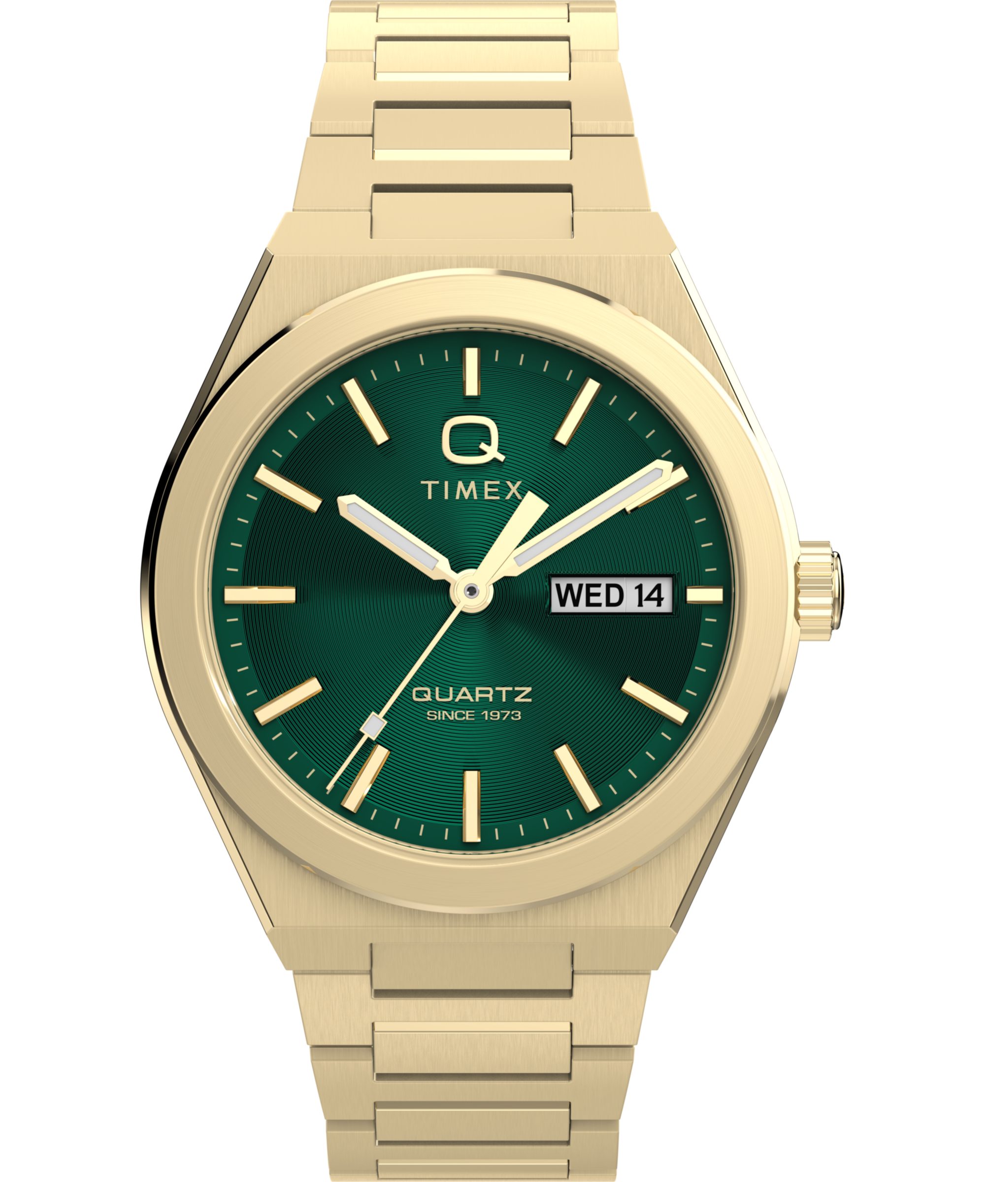Timex Quarzuhr CONTINENTAL TW2Y35100AJ, Armbanduhr, Damenuhr, Edelstahlarmband, Datum, Leuchtzeiger