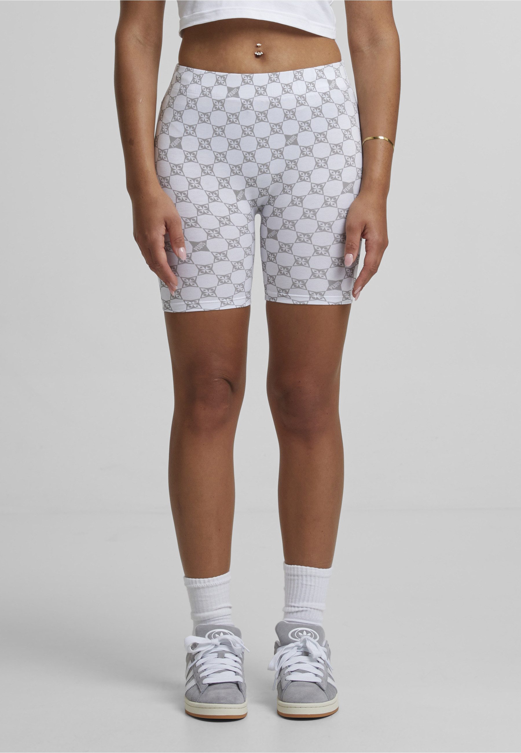 PEQUS Radlerhose PEQUS PEQUS Aether Monogram Biker Shorts (1-tlg)