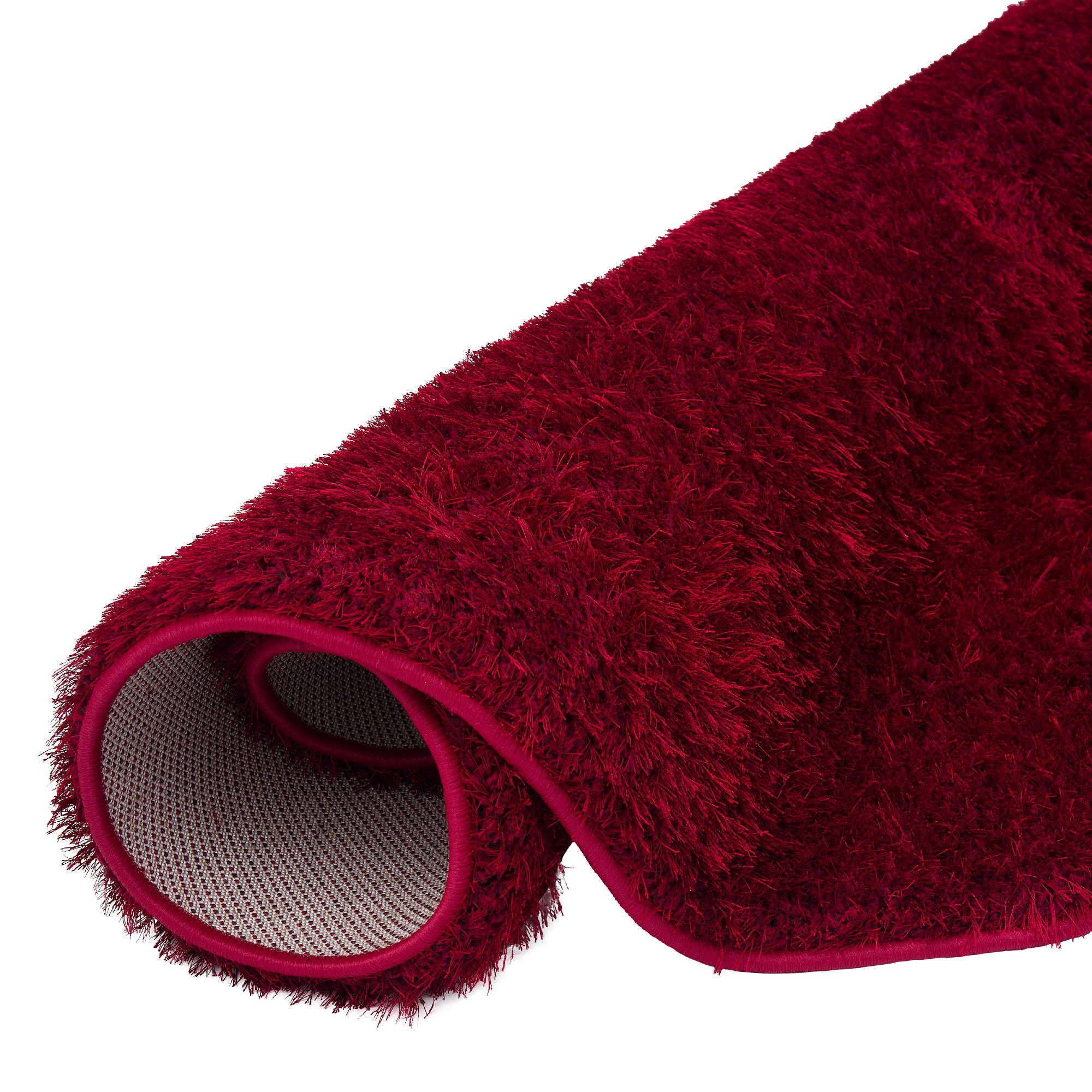 Snapstyle Hochflor-Teppich Hochflor Shaggy Teppich Feeling Mix Rund, Rund, Höhe: 48 mm – Bild 4 von 5