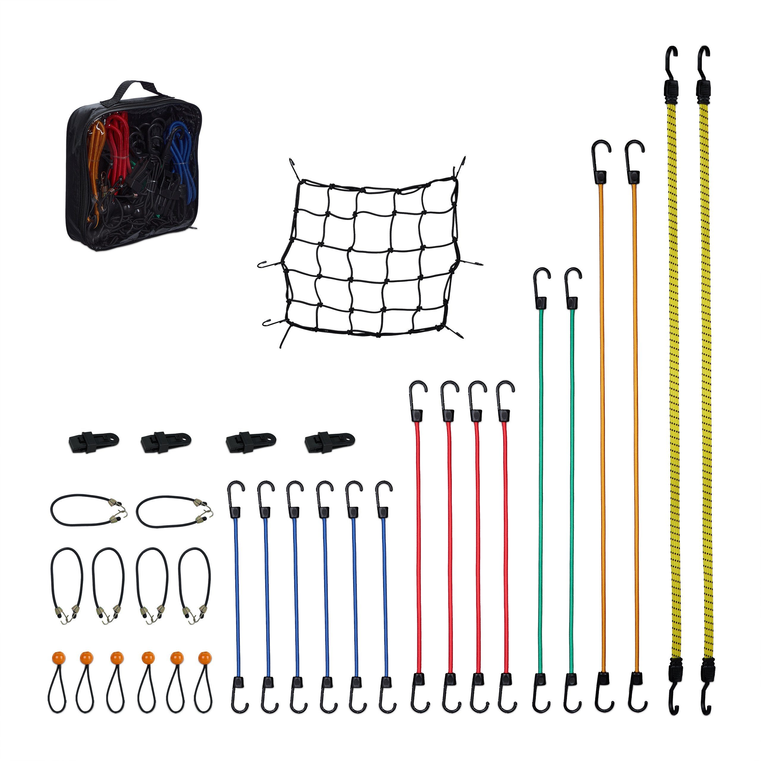 Spanngurt Spanngummi 34er Set