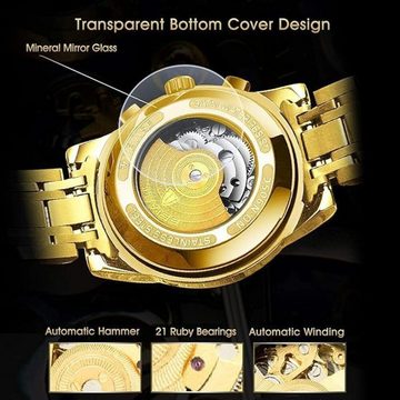 aswan watch Anpassbar und langlebig Watch, Hochwertige Design mit Automatisches Uhrwerk, 3ATM Wasserdichtigkeit