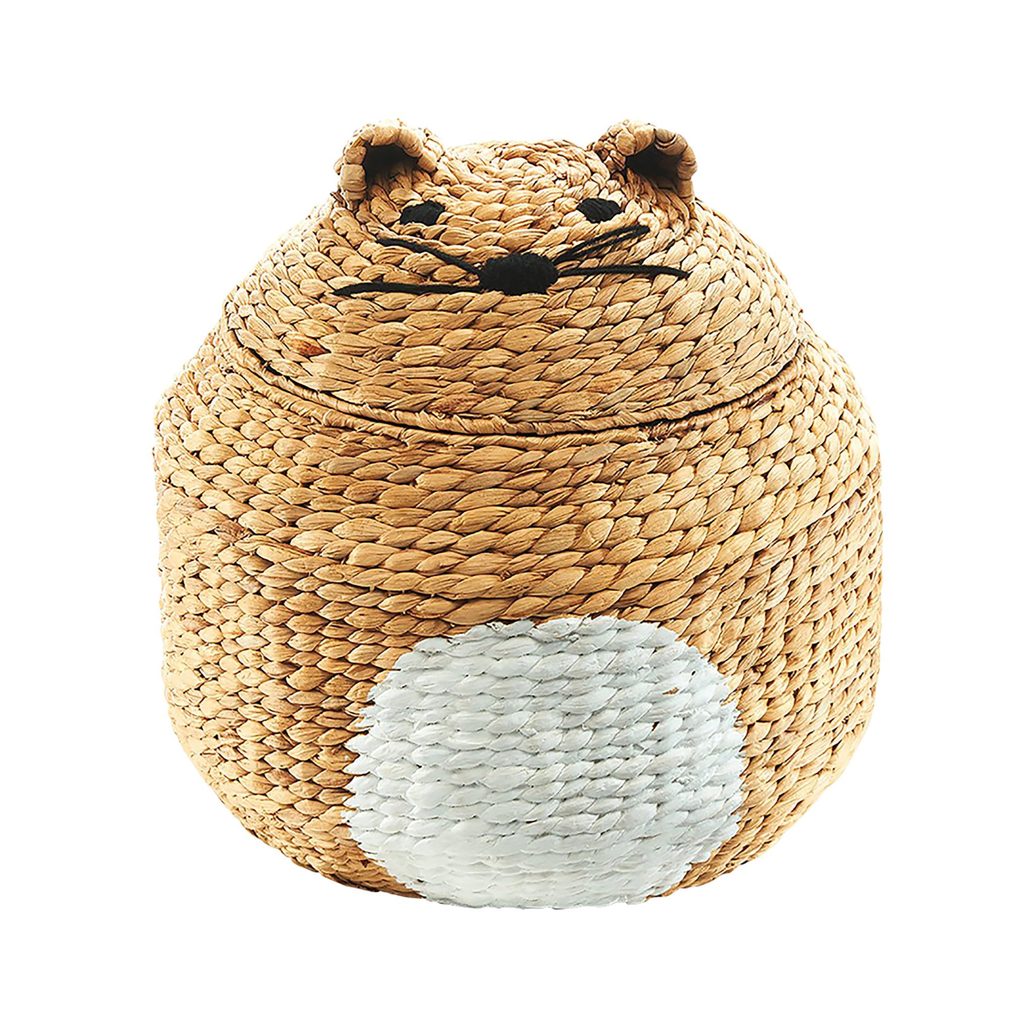 Kobolo Wäschekorb Aufbewahrungskorb Spielzeugkorb Korb KITTY (mit Deckel) günstig online kaufen