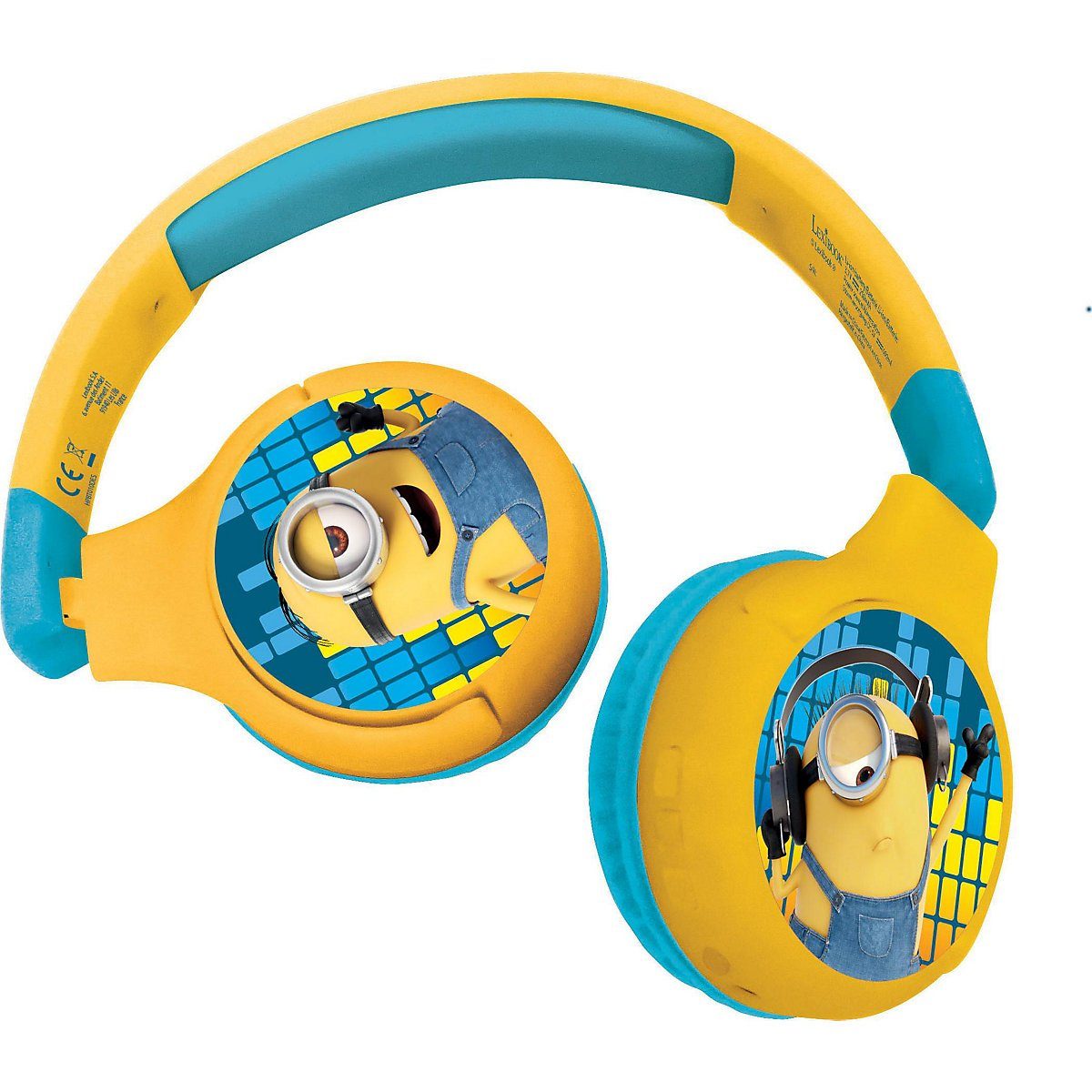 Lexibook® Minions-Kopfhörer 2-in-1 Bluetooth und kabelgebunden mit Mikrofon  Kinder-Kopfhörer