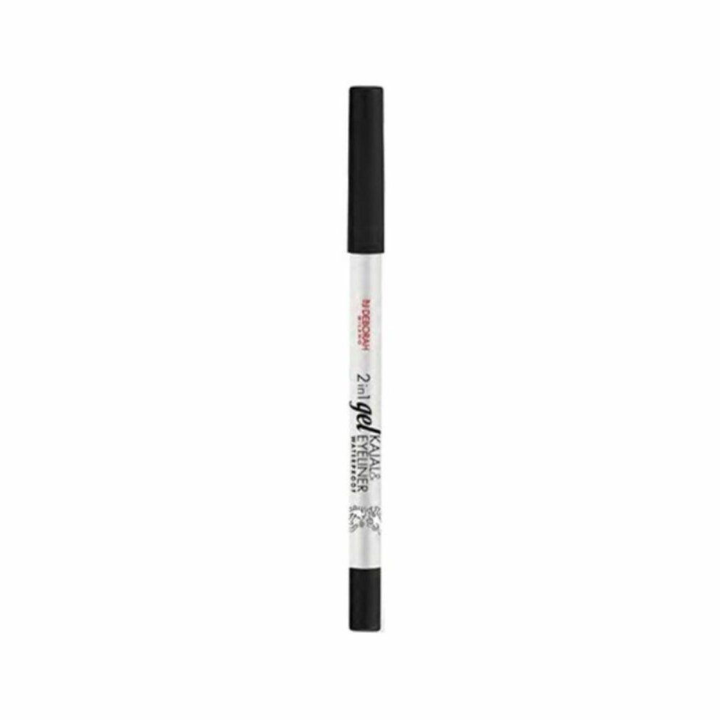 Deborah Milano Lidschatten Wasserfester Lidschatten & Kajal Eyeliner 2-in-1 Schwarz