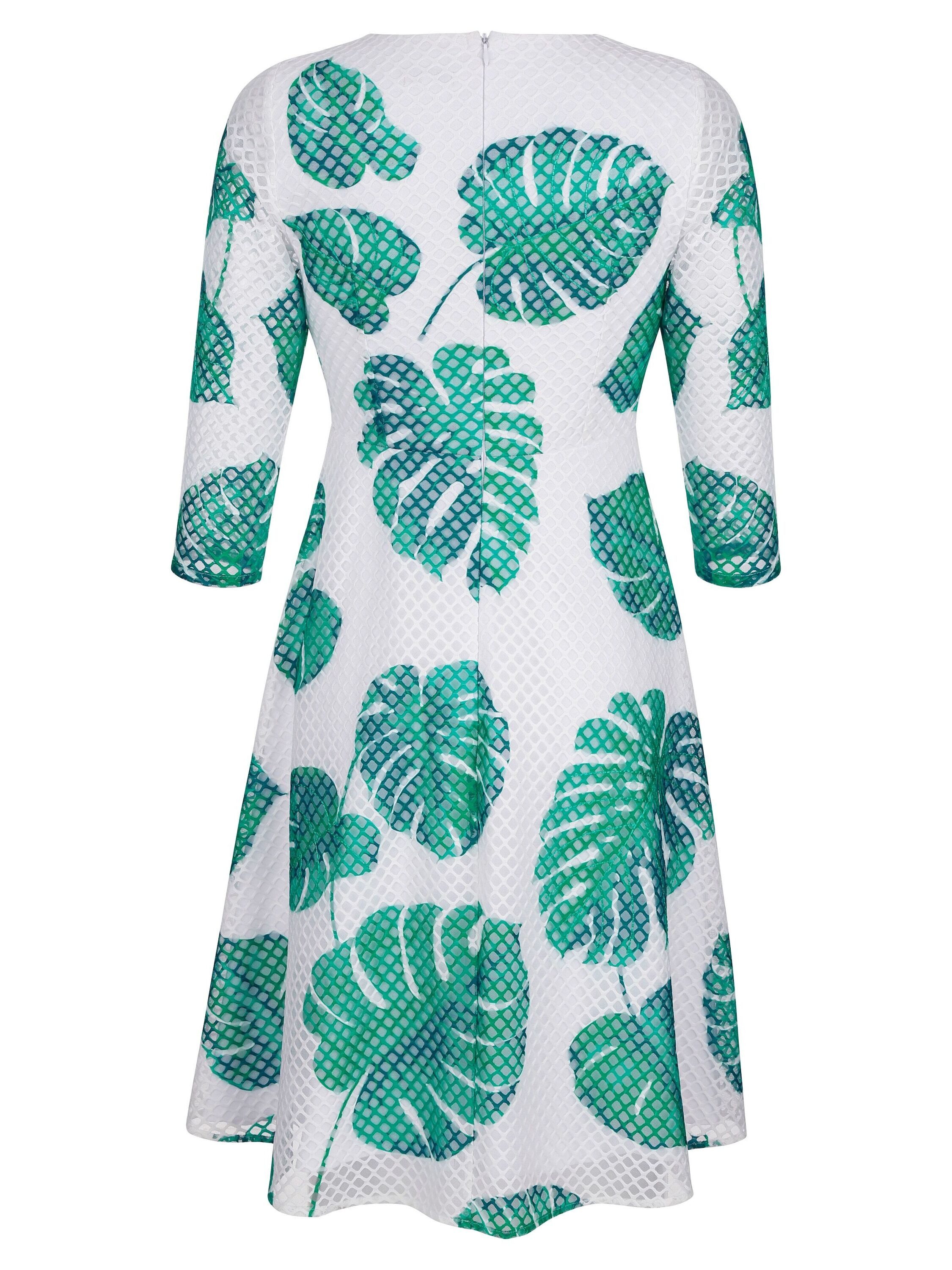 Alba Moda Druckkleid Kleid aus Lochspitze