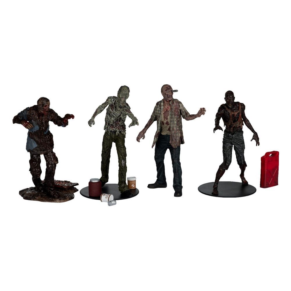 McFarlane Toys Actionfigur The Walking Dead Actionfiguren - 4er-Pack Walkers 13 cm