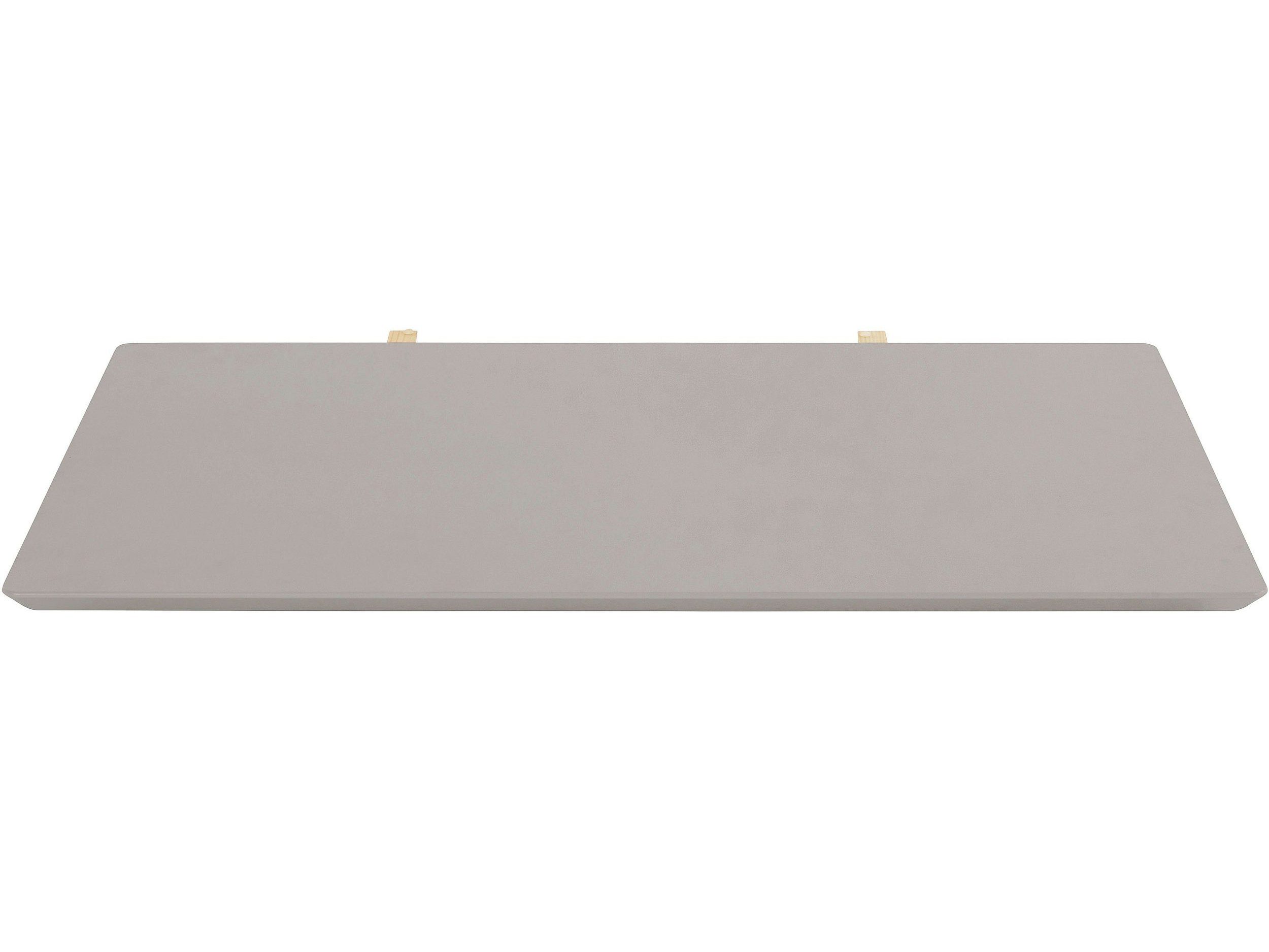 Ansteckplatte loft24 cm aus Vivi, grau/eiche Breite 90 1St., Tischerweiterungsplatte MDF,