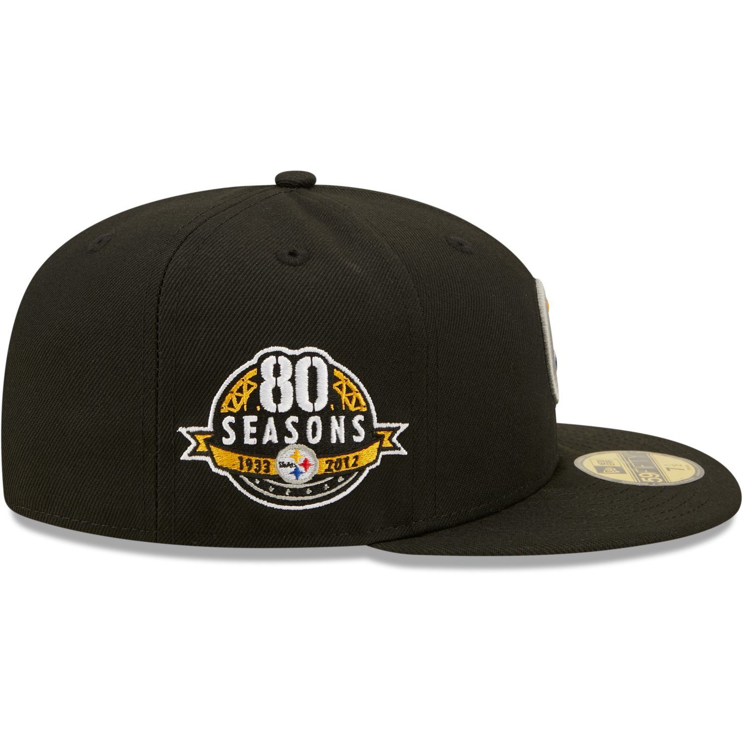 New Era Fitted 80 Seasons Steelers Pittsburgh 59Fifty Cap