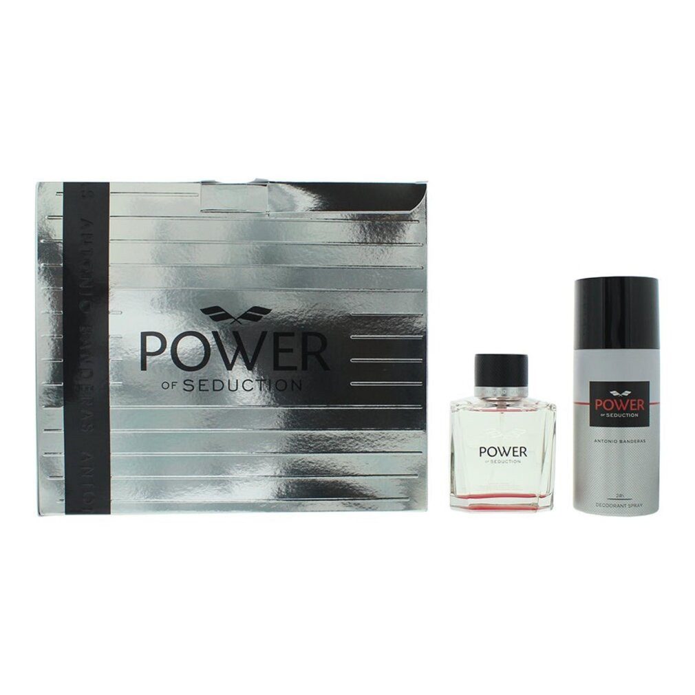 antonio banderas Duft-Set Power of Seduction Geschenkset 100ml EDT + 150ml Deodorant Spray