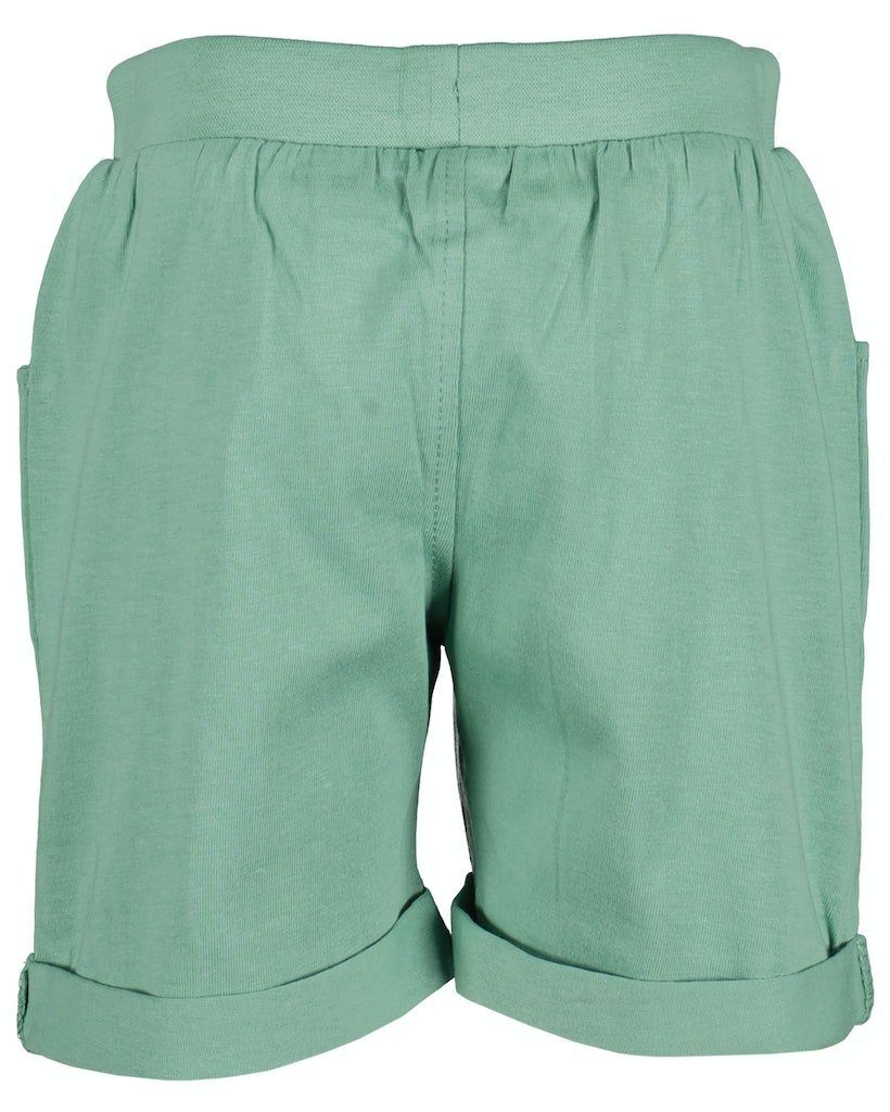 Blue Seven Sweatshorts Blue Seven Baby Jungen Sweatshorts Shorts kurze Hose Flugzeug grün (1-tlg., kein Set)