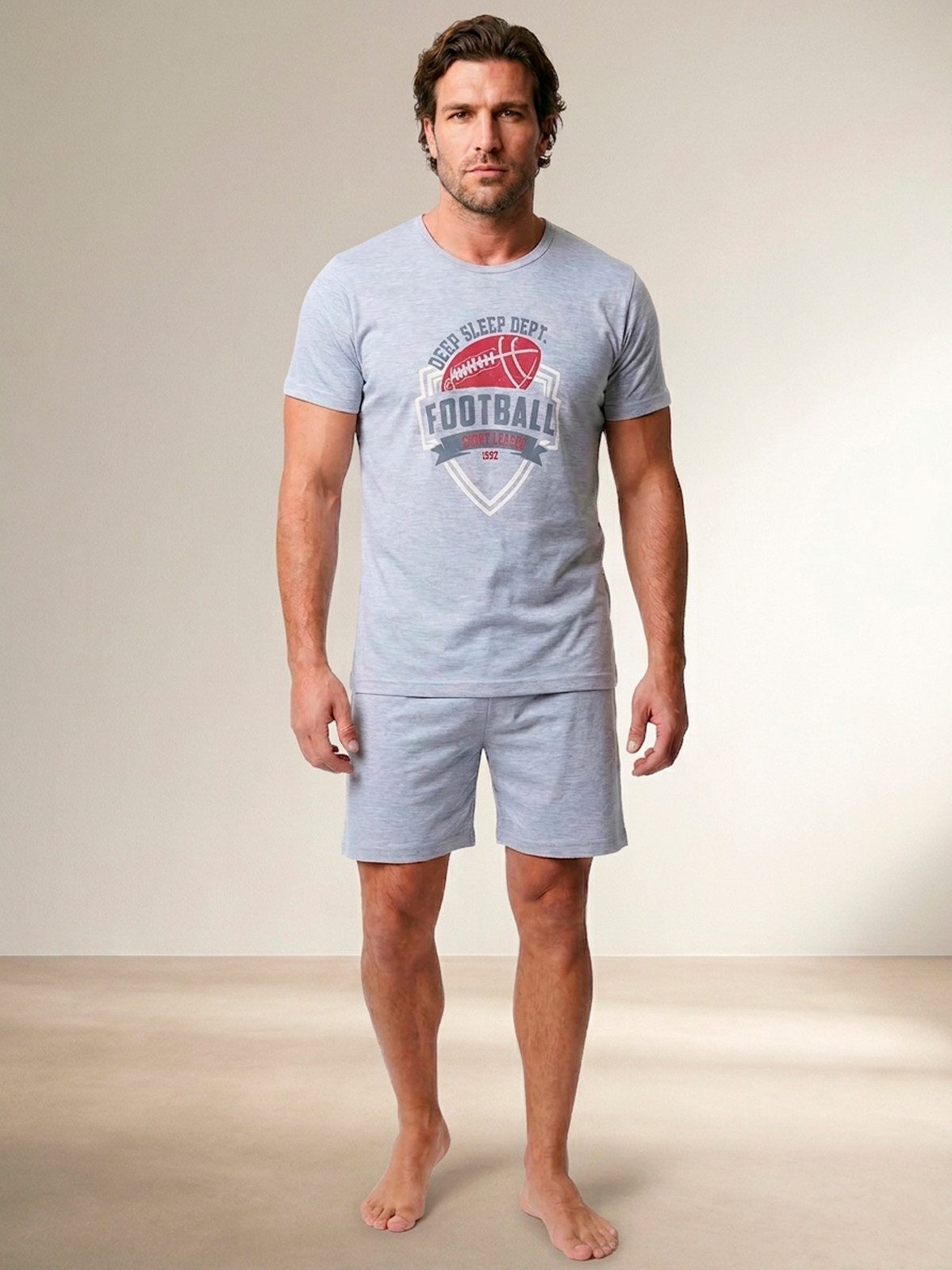 Henry Terre Shorty Pyjama Set Shorty - Paul Football günstig online kaufen