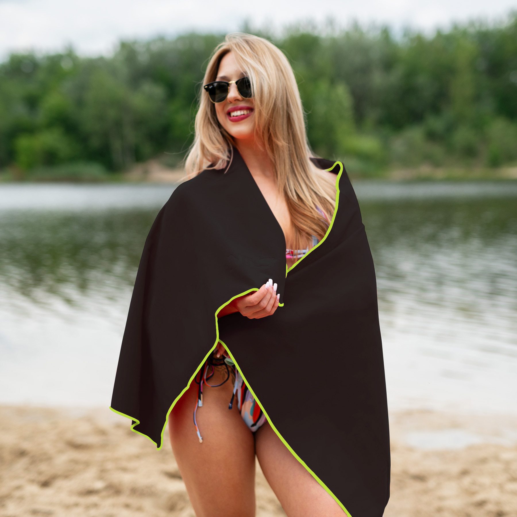 Nils Handtuch Mikrofaserhandtuch Campinghandtuch Strandtuch 140x70cm, günstig online kaufen