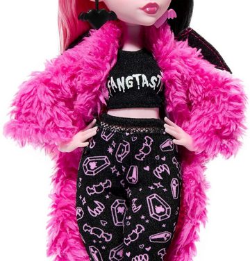 Mattel® Anziehpuppe Monster High, Creepover Draculaura - Schaurig schöne Pyjamaparty