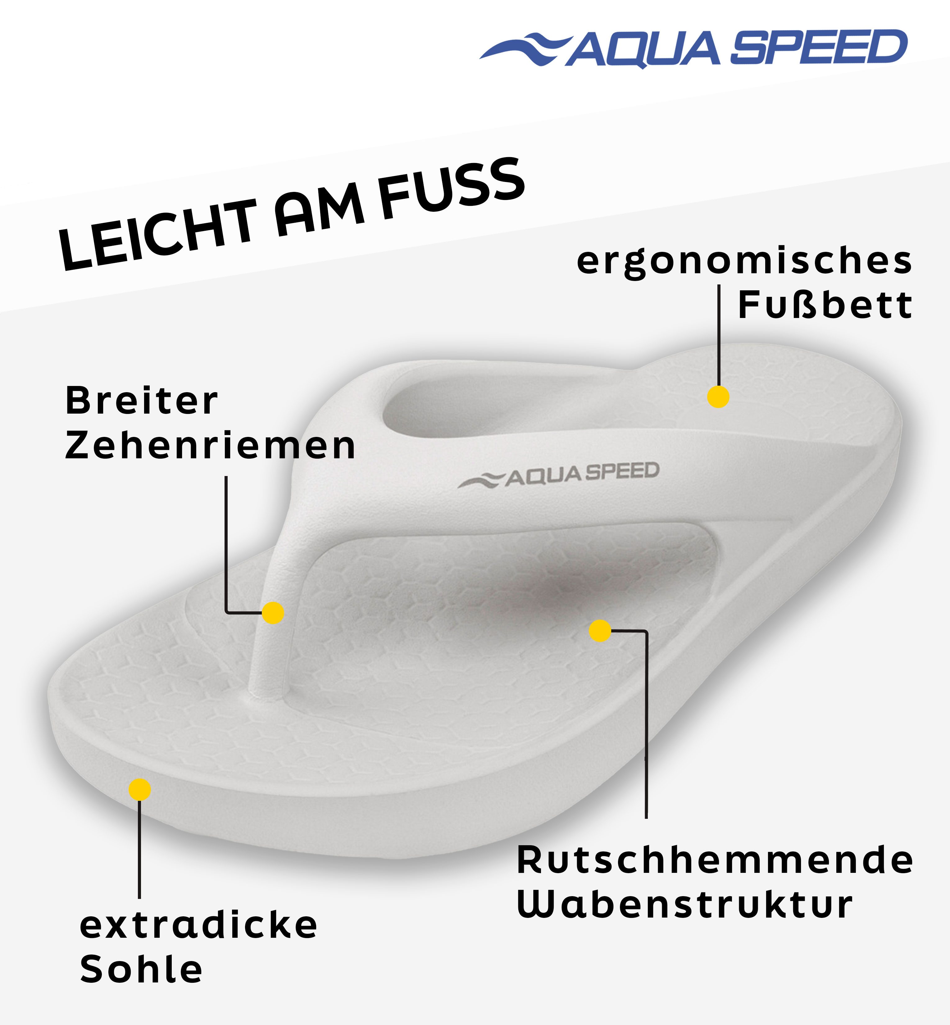 Aqua Speed Malaga Zehentrenner 37 federleicht für Wassersport Abenteuer Zeh günstig online kaufen
