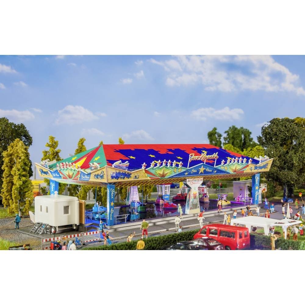 Modelleisenbahn-Gebäude H0 Autoscooter Star Drive