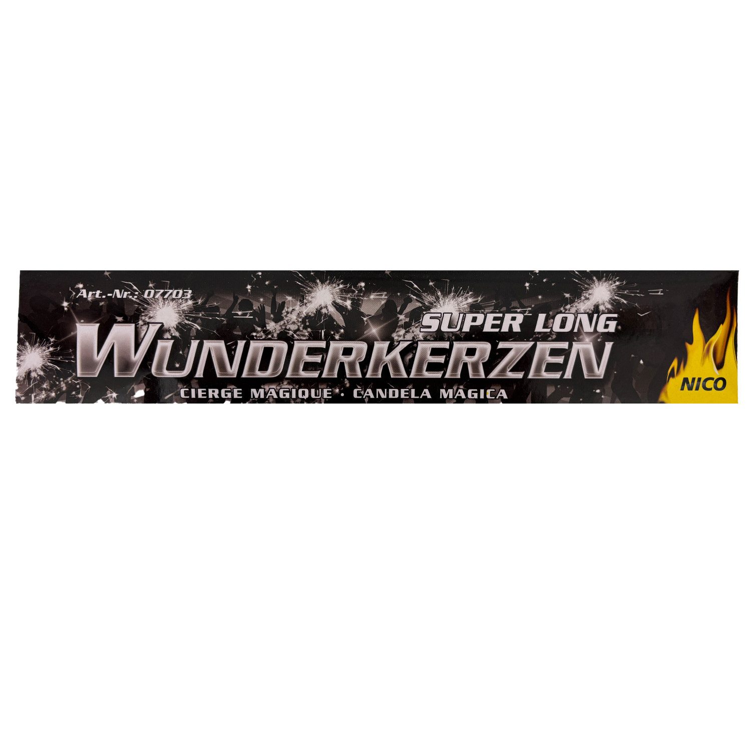 Nico Hängedekoration 10 Wunderkerzen - 30 cm, 60 Sekunden Brenndauer