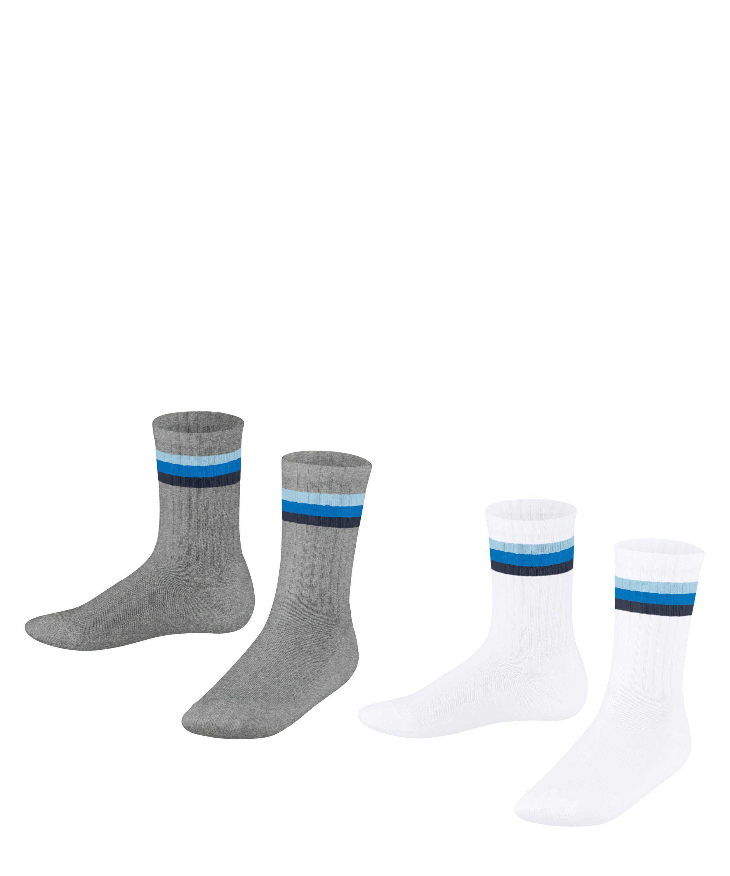 2-Pack (2-Paar) sortiment (0070) Esprit Stripe Tennis Socken
