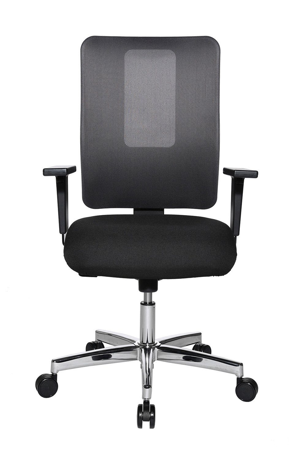 Vito Drehstuhl VITOPROFI, Schwarz, B 64 cm, T 64 cm