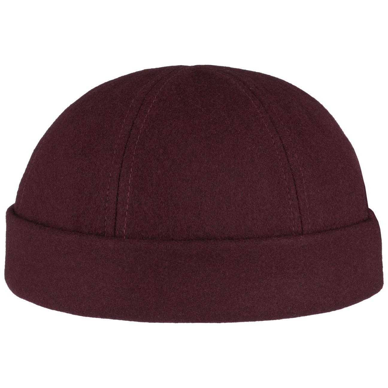 Lipodo Schiebermütze (1-St) Wintermützen Docker bordeaux