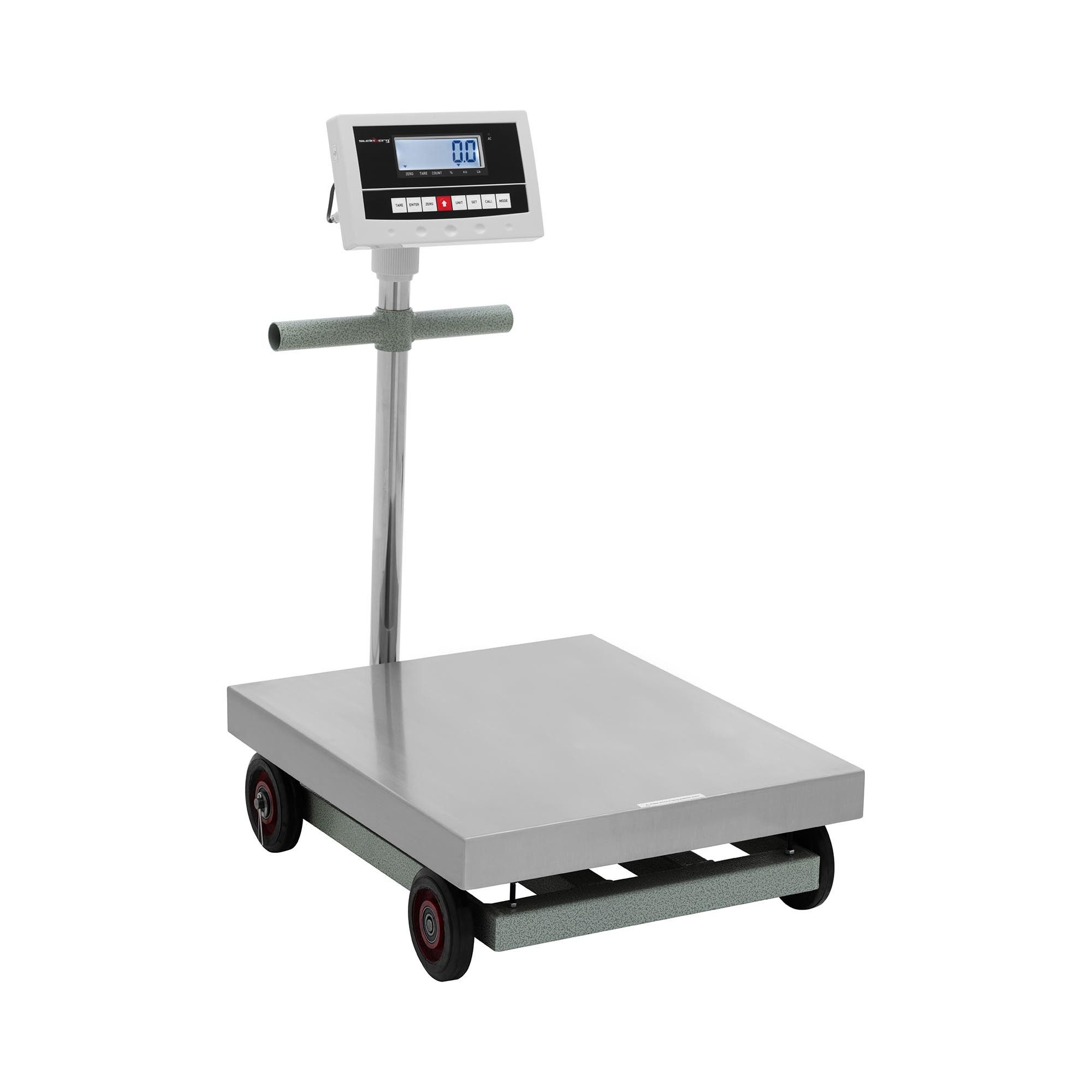 Steinberg Systems Präzisionswaage Plattformwaage 600 kg/ 0,1kg Industriewaage Bodenwaage rollbar 50x60cm, verschiedene Produktvarianten