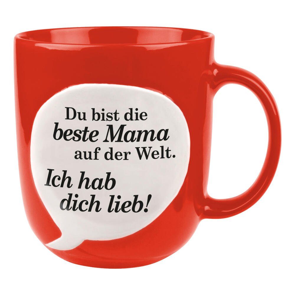 Waechtersbach Becher Sprüchebecher Beste Mama 330 ml, Keramik