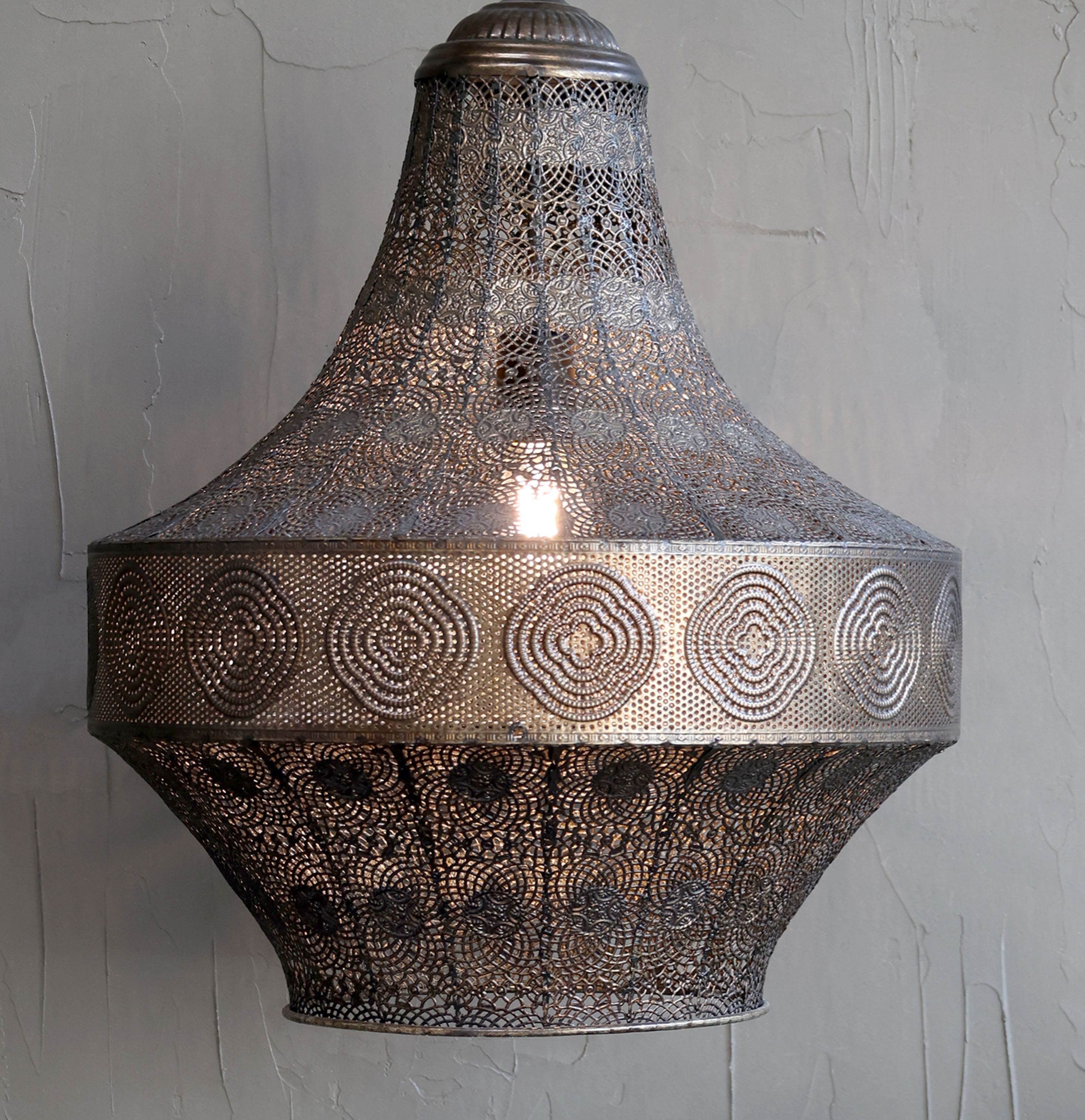 Chic Antique Hängeleuchte Chic Antique - Hängelampe Pendelleuchte Deckenlampe Lampe Metall, max. 40 Watt - Fassung: E27