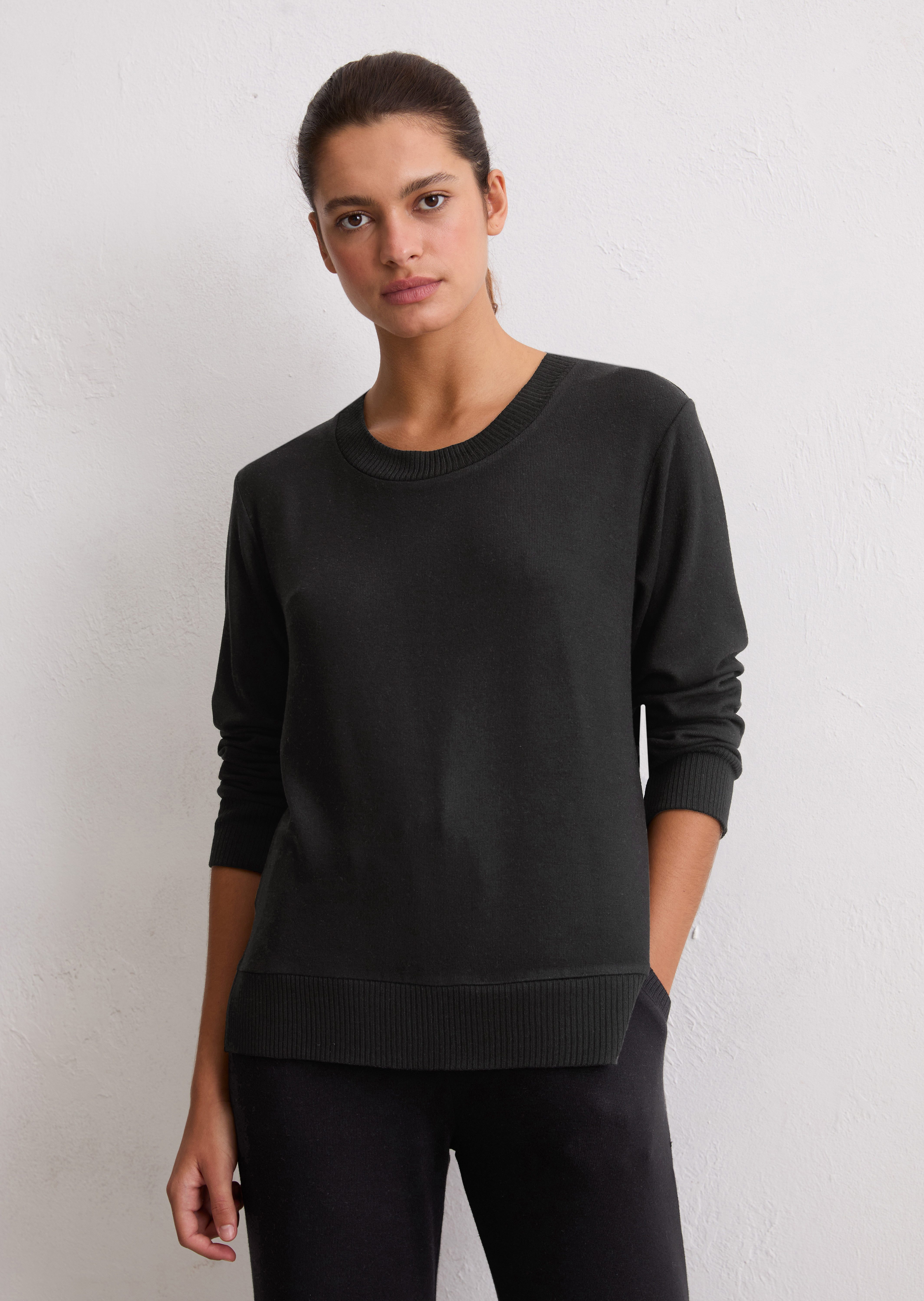 Marc O'Polo Langarmshirt Soft Knit Rundhals-Ausschnitt, günstig online kaufen