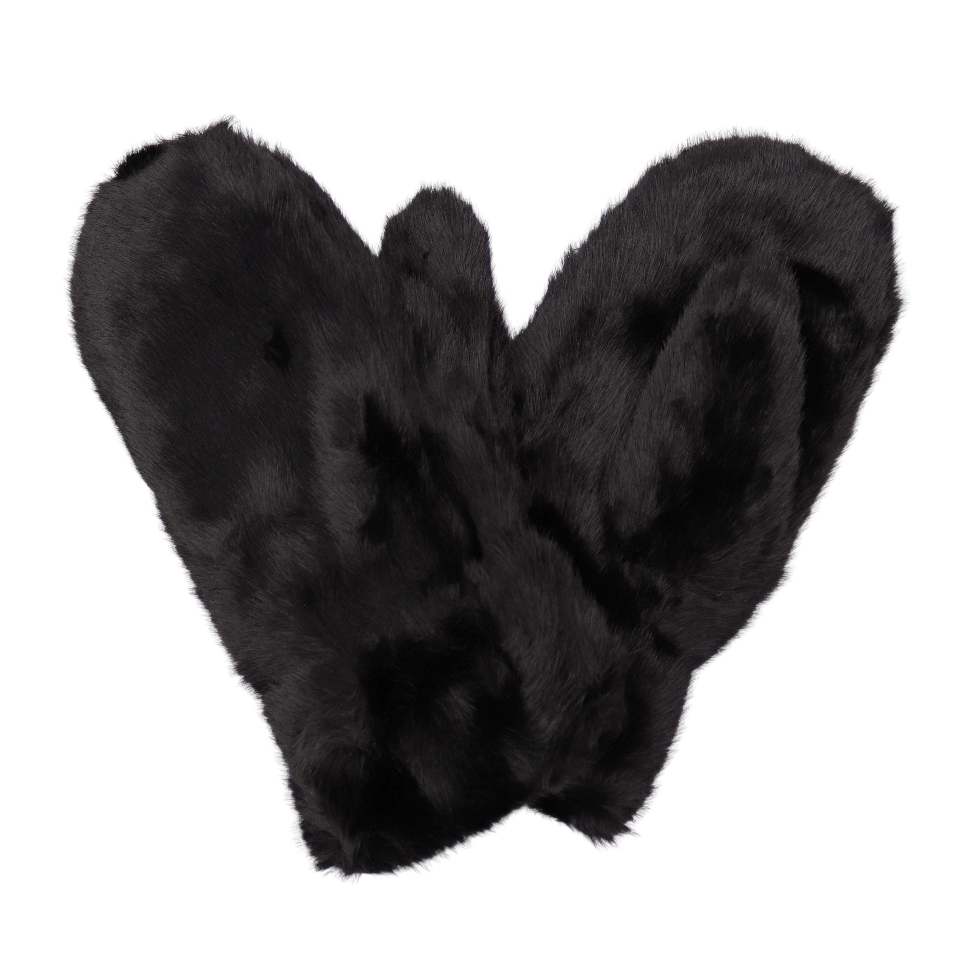 MIRROSI Thermohandschuhe Damen Handschuhe Fausthandschuhe aus Kunstfell (Ei günstig online kaufen