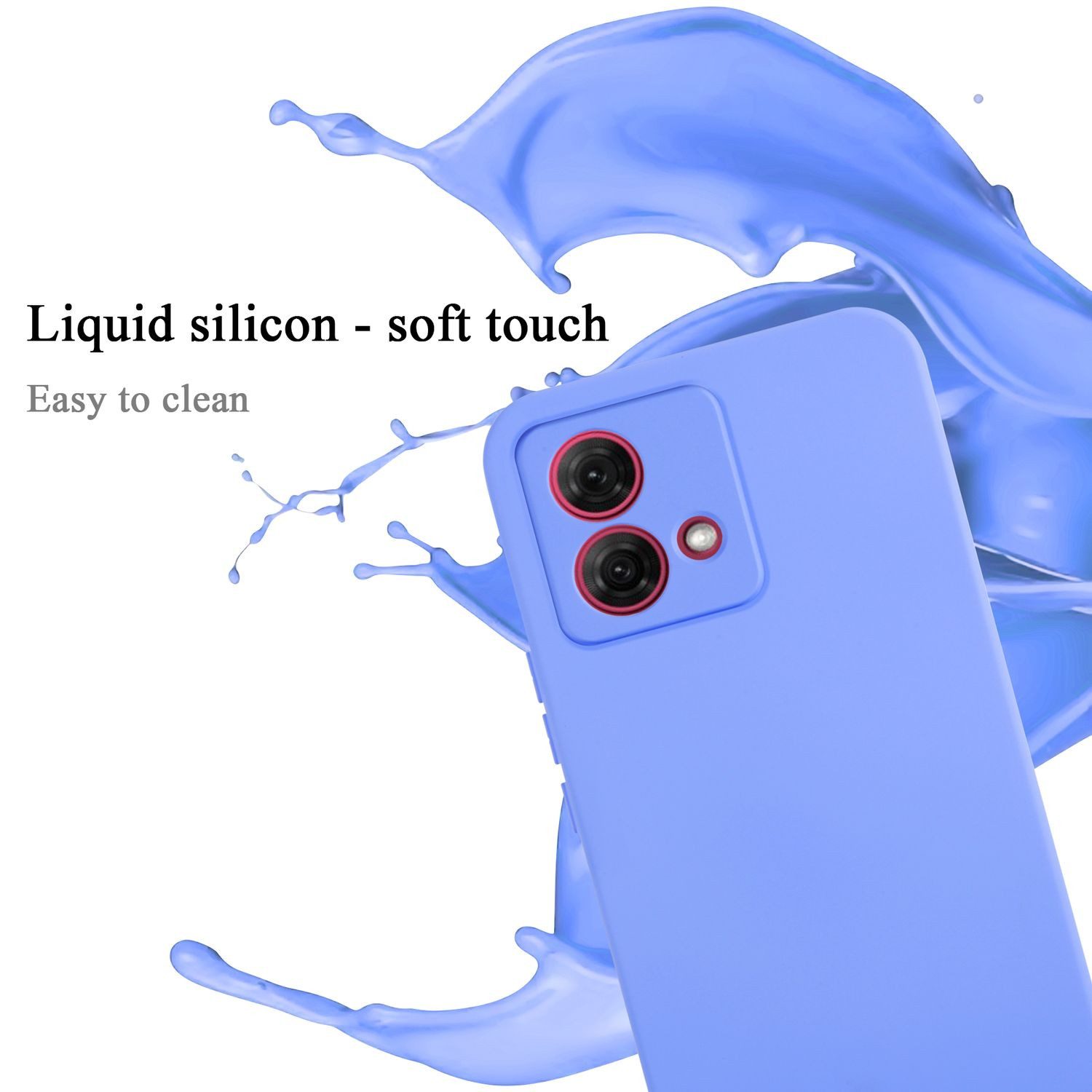 Cadorabo Handyhülle für Motorola Moto G84 Hülle Motorola Moto G84, Flexible Hülle TPU Silikon Schutzhülle Back Cover Case