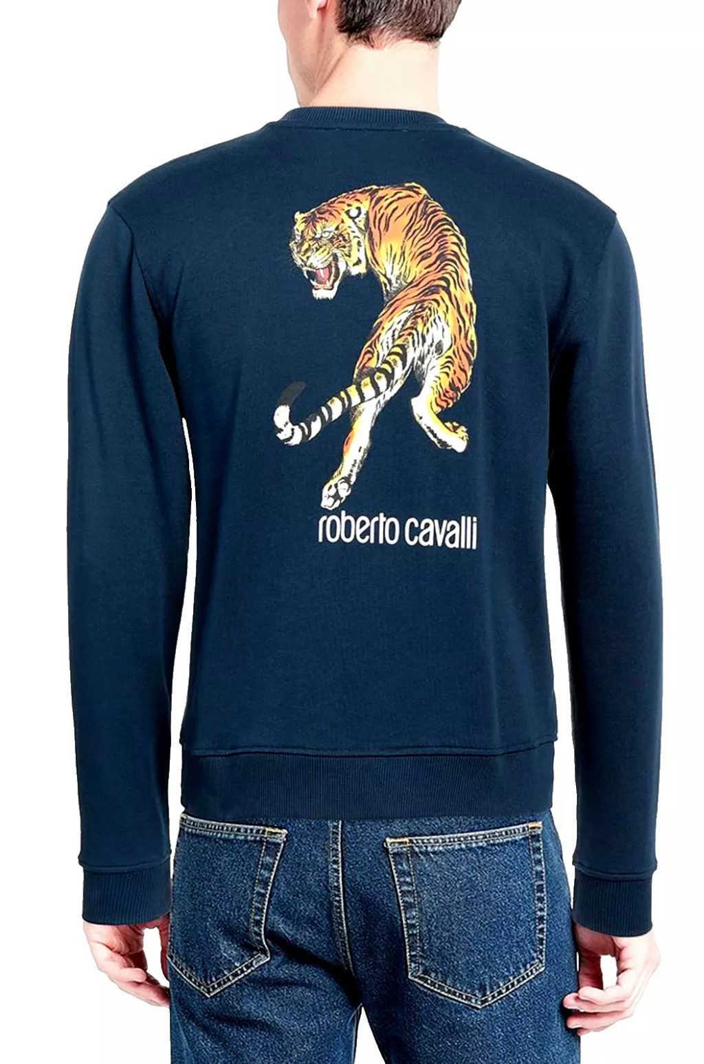 roberto cavalli Sweatshirt Firenze Tiger Sweatshirt Unisex Ob Freizeit, Streetwear oder als Statement-Piece – Bild 5 von 5