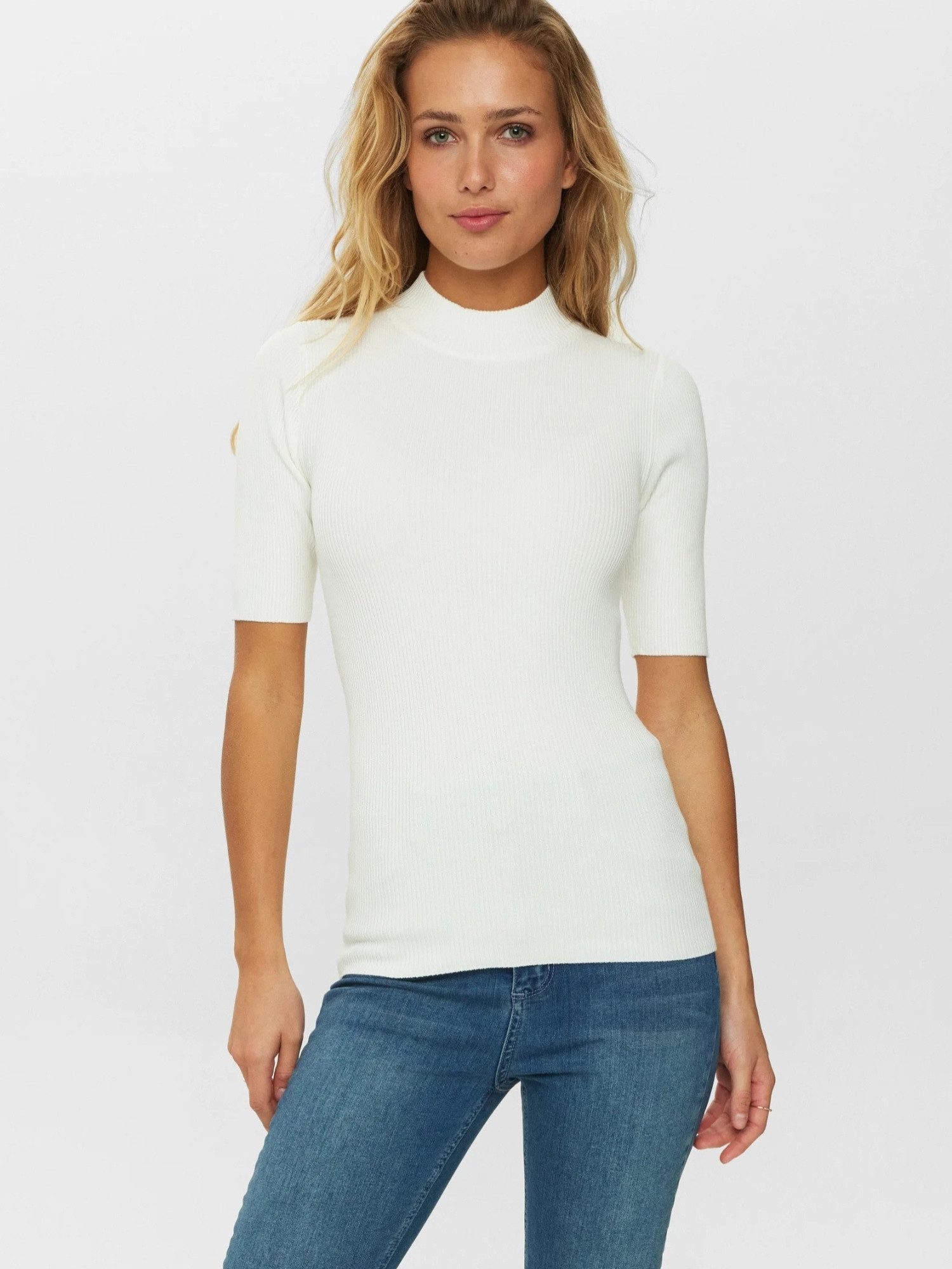 nümph Strickpullover Nümph Short-sleeved sweater NUBIA